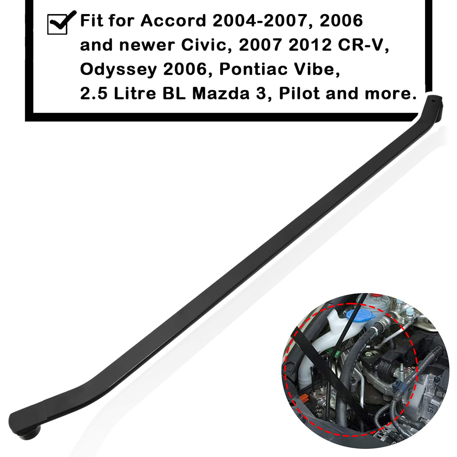 14mm & 19mm Ends Serpentine Belt Wrench Tool for Honda Acura Accord CR-V Civic
