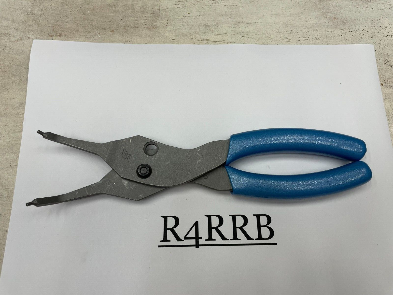 Snap-on Tools USA NEW 3pc PEARL BLUE Soft Grip .090 Tip Snap Ring Pliers Lot Set