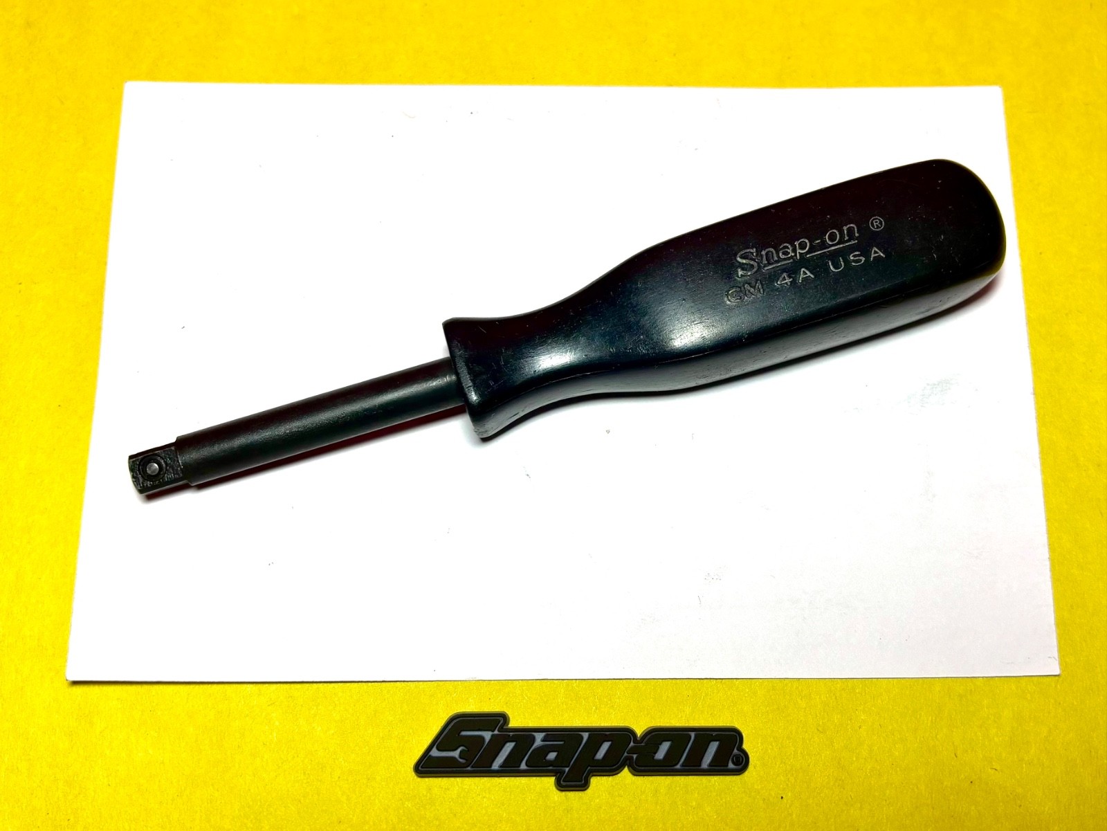 Snap-On Tools Lock Pin 1/4 Drive 6 Standard Shank Socket Driver GM 4A