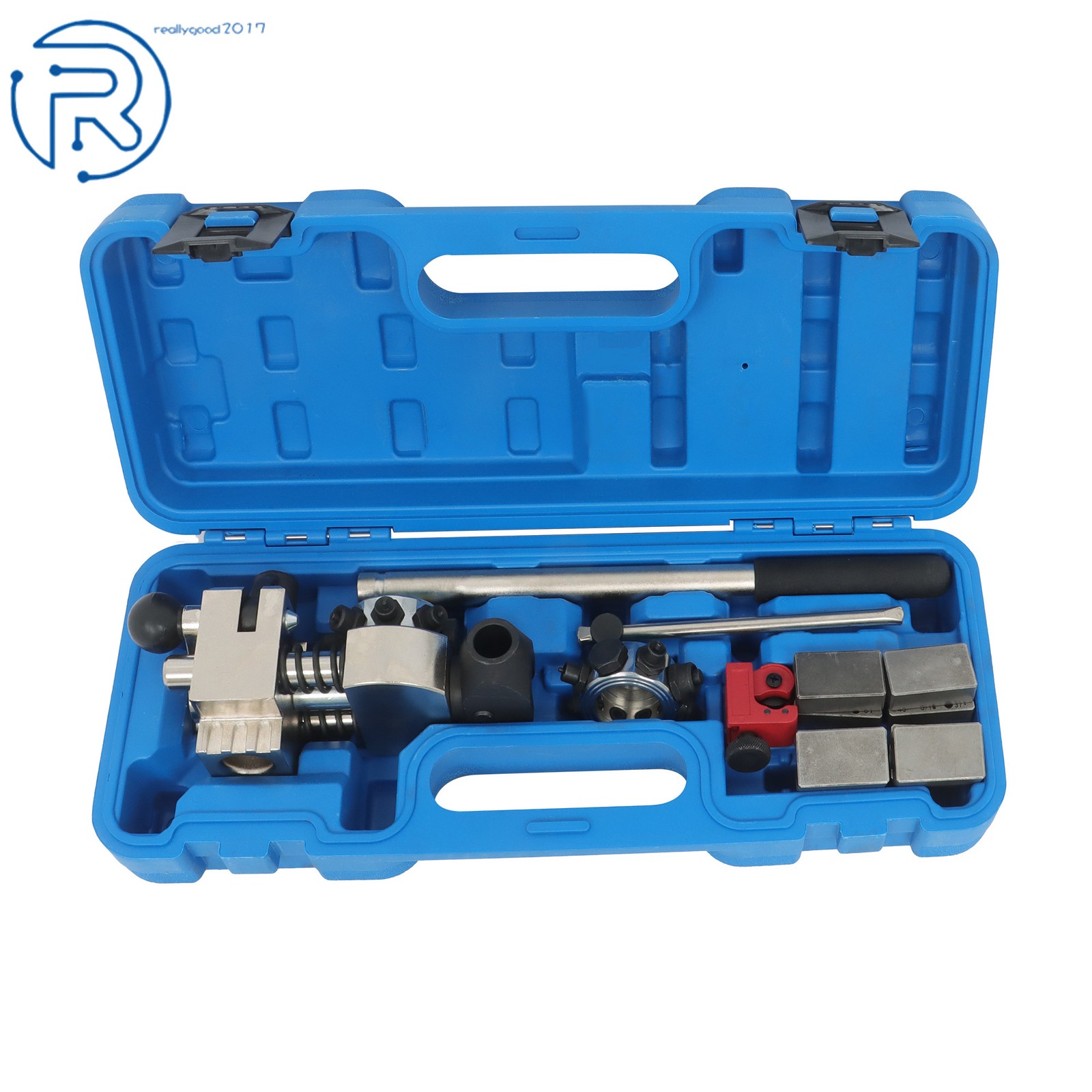 Brake Line Flaring Tool Kit, 45+37 Degree Single, Double and Bubble Flares 3/16″