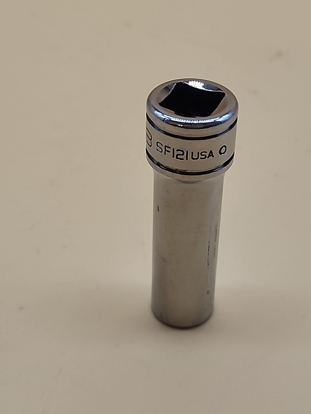 Snap-On Tools SF-121 3/8″ Chrome Deep Socket 3/8″ Drive 12 Pt USA