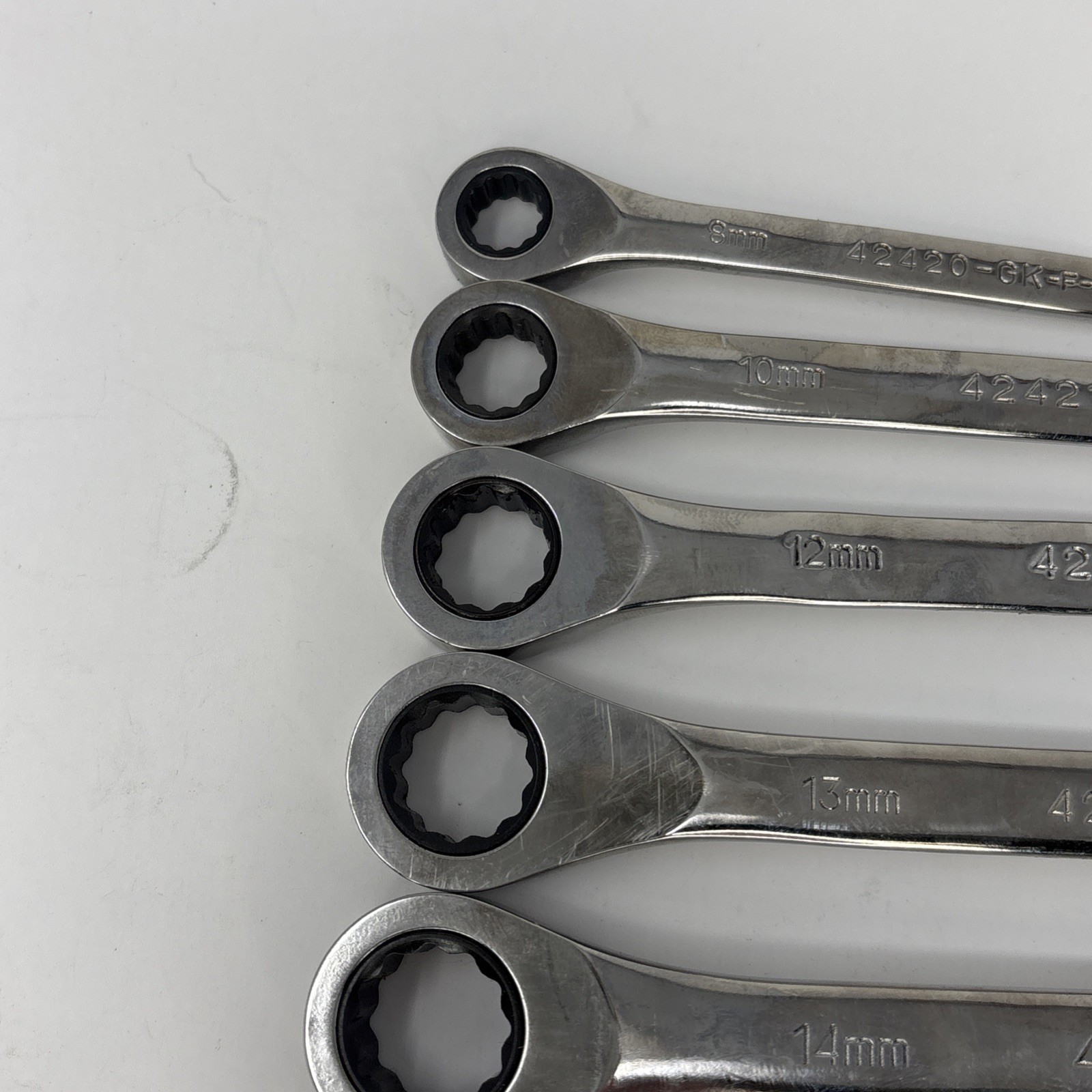 Craftsman 8 Pc Metric Reversible Ratcheting Comb. Wrench Set USA GK 8MM – 18MM