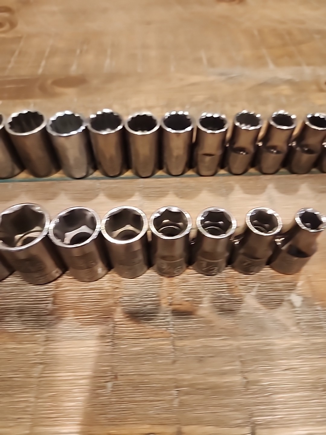 *USA CRAFTSMAN METRIC AND SAE 1/2″ DRIVE SETS 6 POINT AND 12 POINT 23PCS