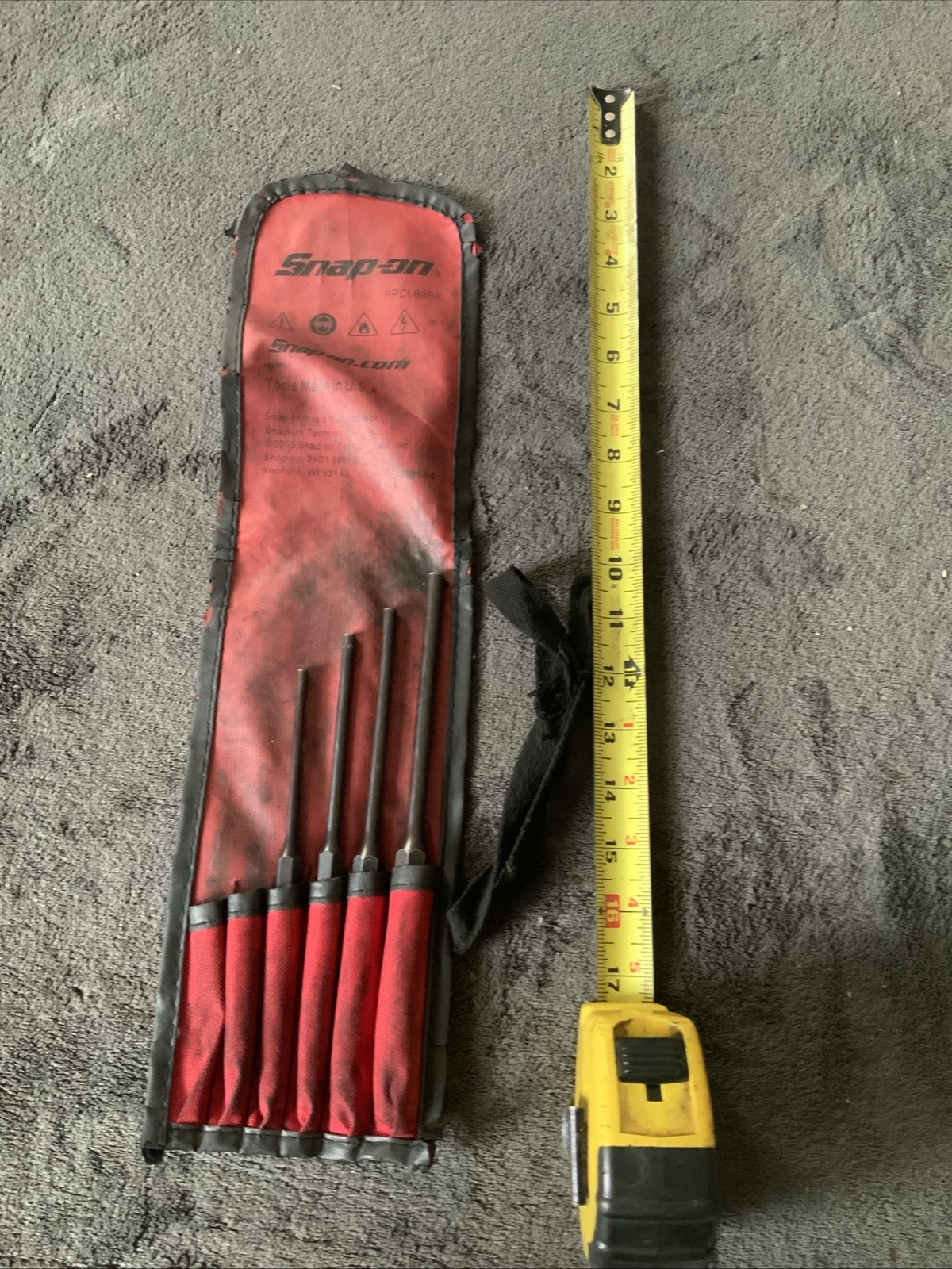 Snap On 4pc Pin Punch….missing 2 In Set