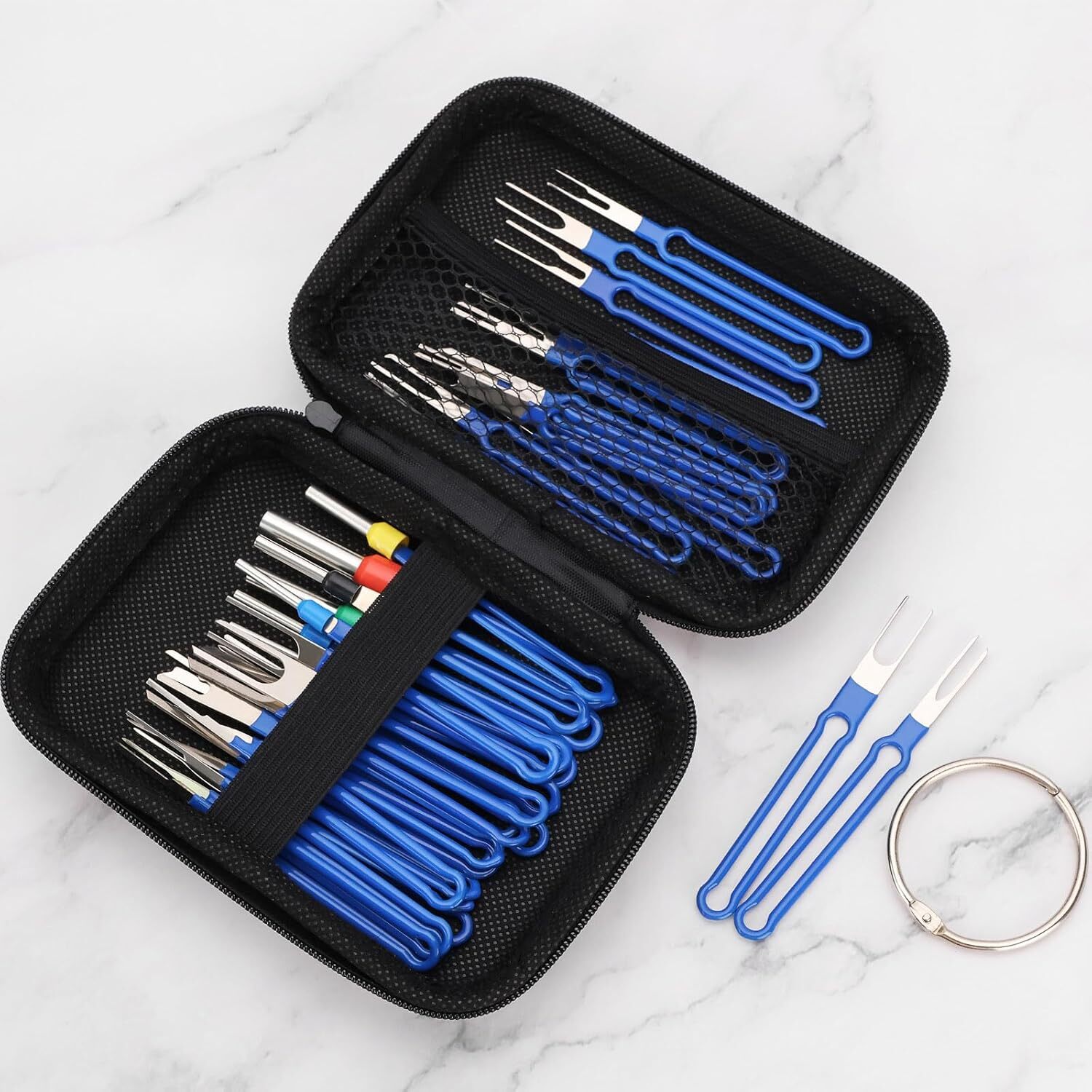 36Pcs Terminal Removal Tool Kit, Electrical Connector Pin Removal Tool Kit