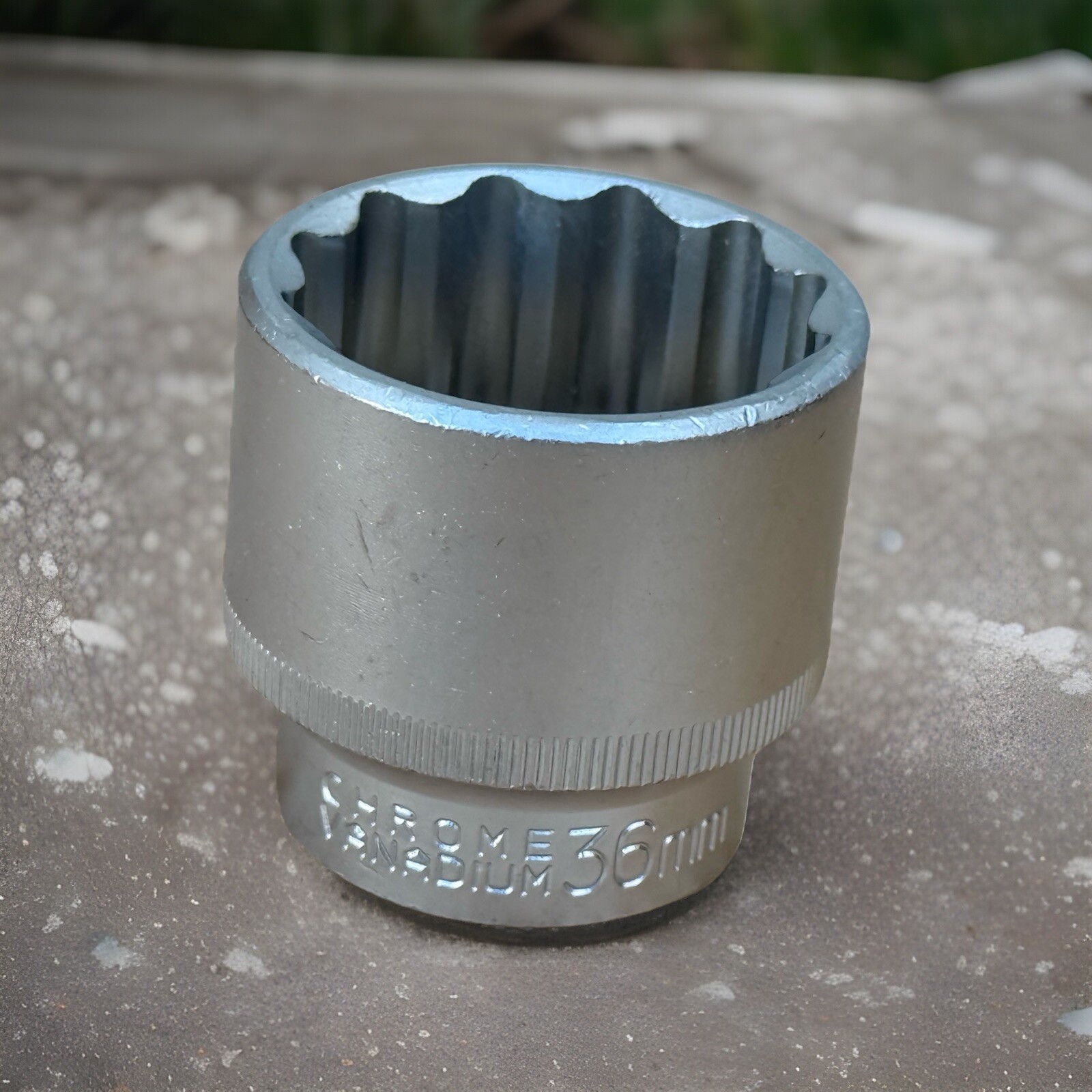 1/2” Drive 34mm & 36mm Sockets 12pt Low Profile Gear Socket 45mm Cr-V