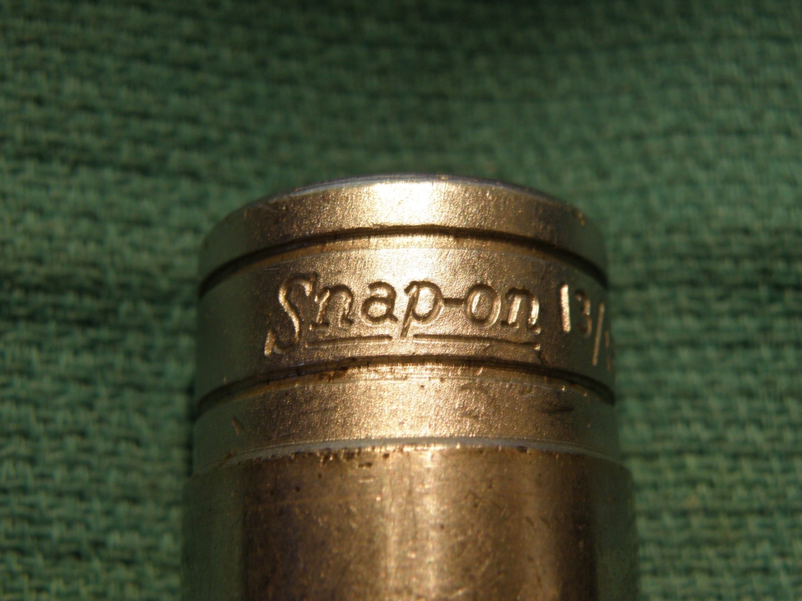 Snap-On 1/2″ Drive, 12 Point, 13/16 Deep Socket. S-261 Very Good Condition. USA.