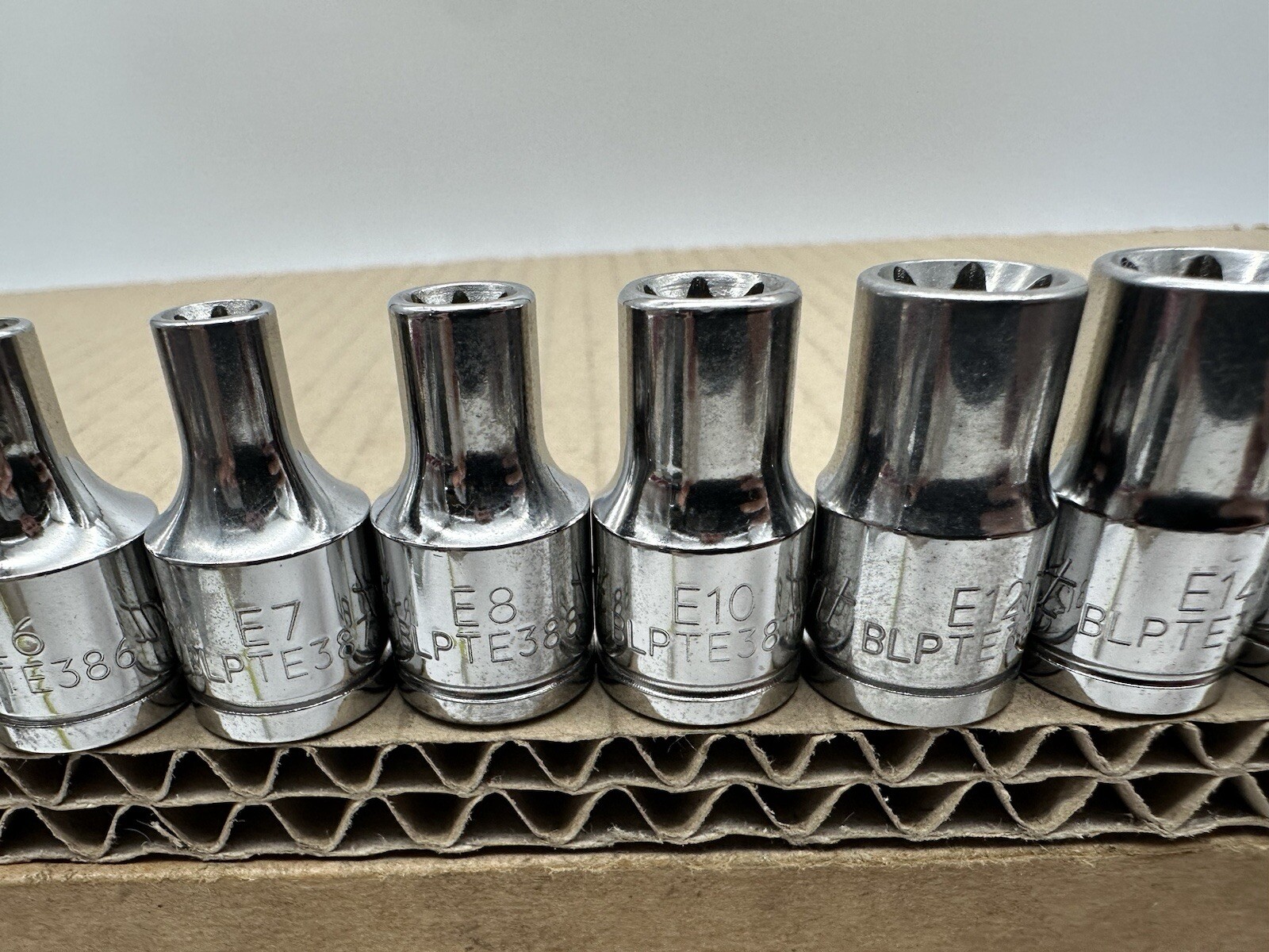 Blue-Point 11pc 3/8″ Drive External Torx Socket Set E-Torx E20-E4 Nice Shape