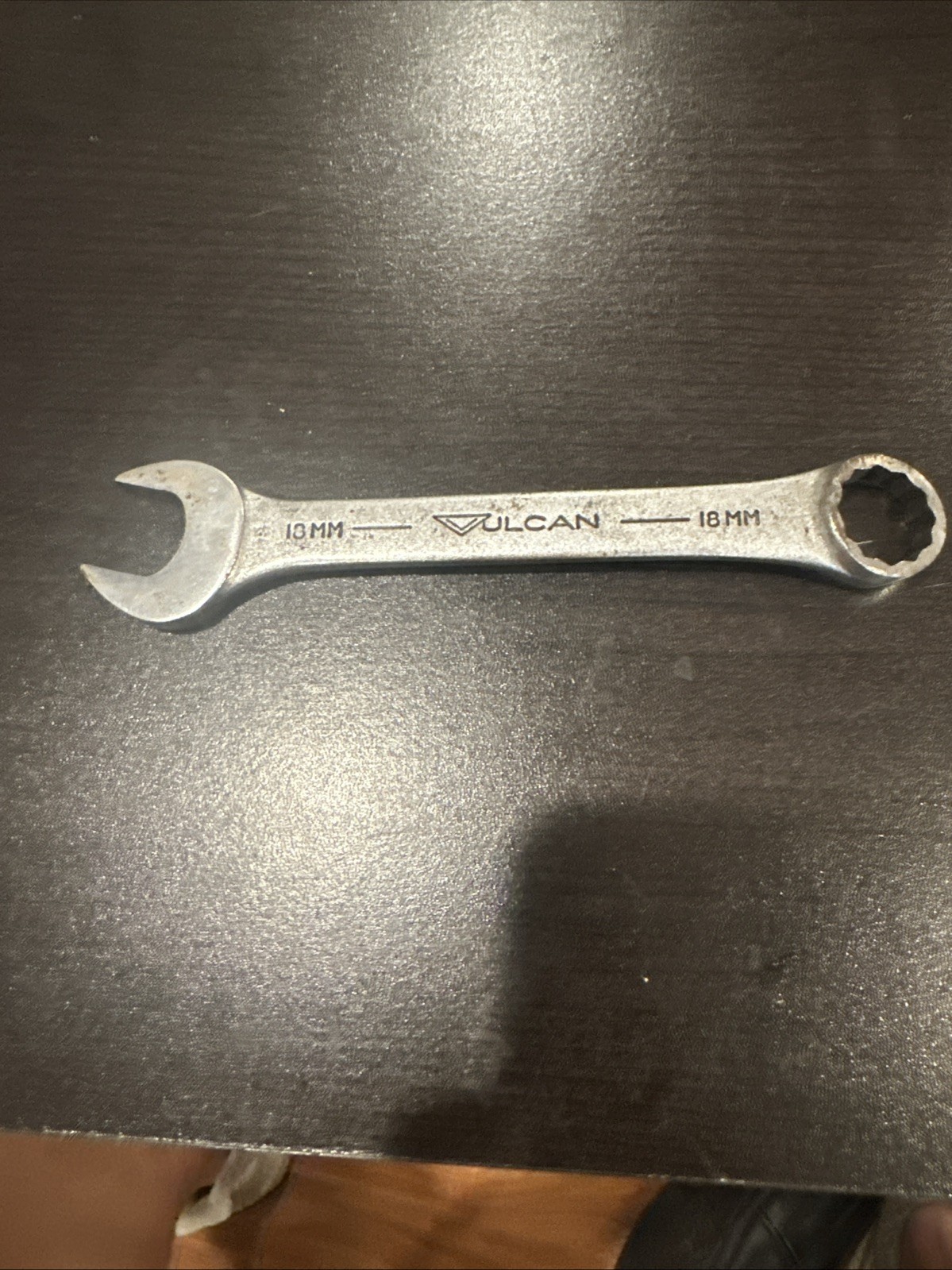 JH Williams Vulcan Vintage Metric Wrench 13mm Open End 18mm 12-Pt Box End USA