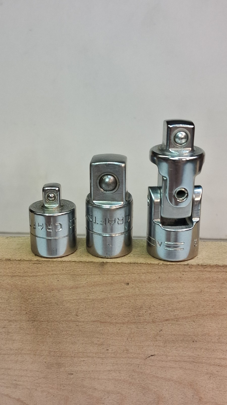 VINTAGE CRAFTSMAN =V= SERIES 19 PIECE 3/8″ DRIVE 12 POINT SAE SOCKET SET *USA*