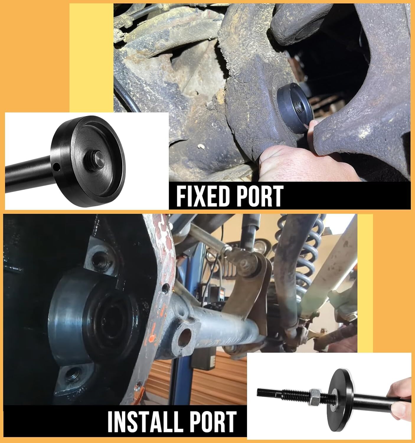 5041A 5041 Front Axle Seal Installer Tool for Dana 44/60 for Chrysler Dodge Jeep