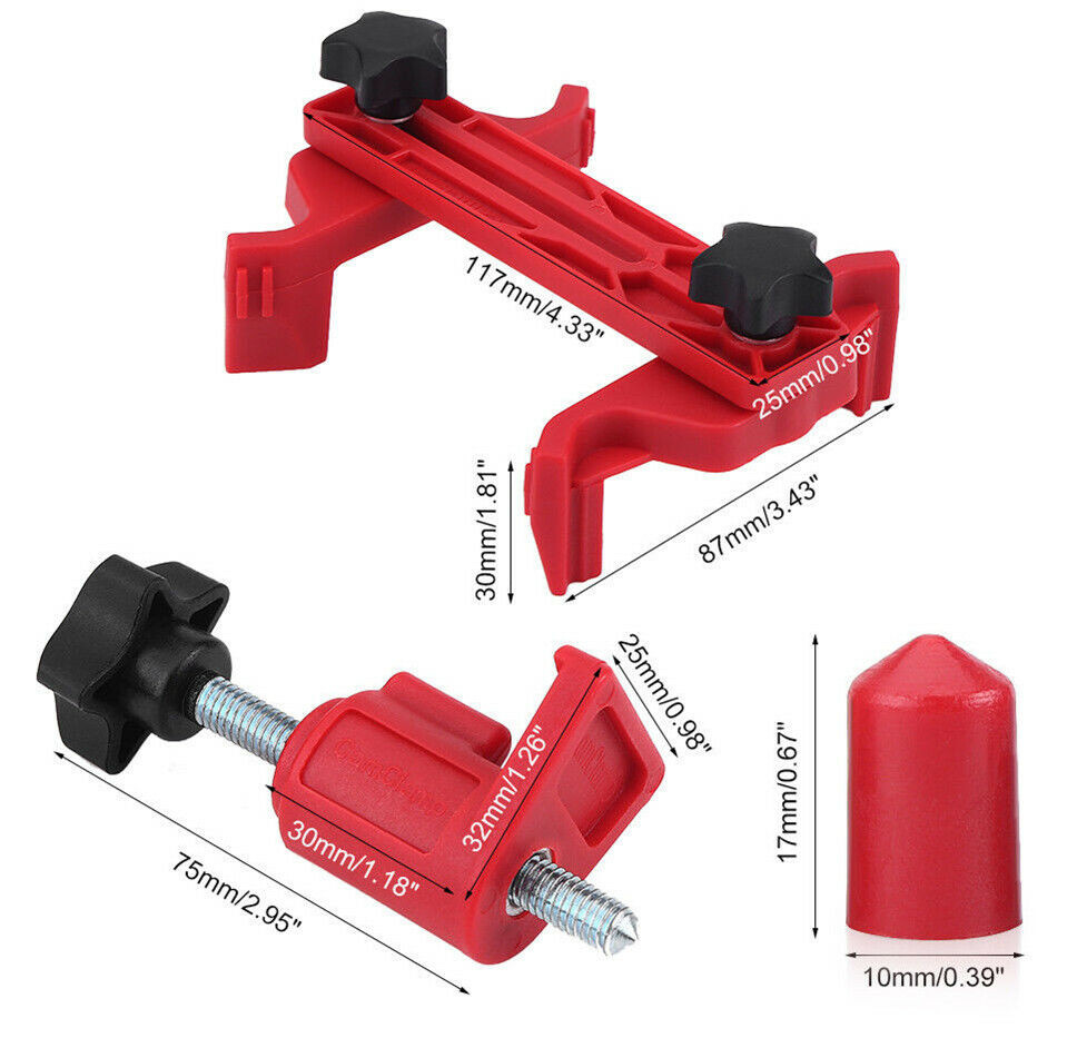 Engine Timing Locking Tool Dual Cam Clamp Camshaft Universal Sprocket Gear Kit