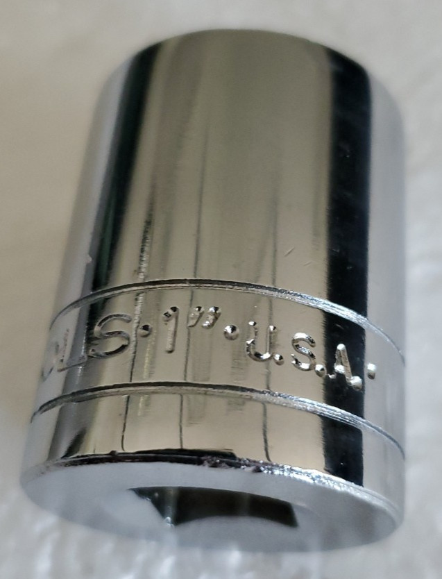 S-K 401 Series 8 Piece 1/2 Drive Sockets 1″15/16″13/16″3/4″11/16 5/8″9/16″1/2″