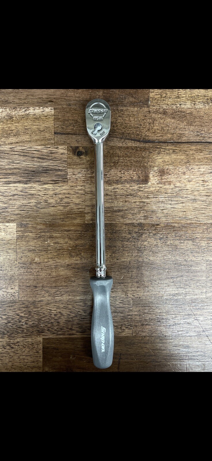 *NEW* Snap On Tools THLLD72DT 1/4” Dark Titanium Hard Grip Long Handle Ratchet
