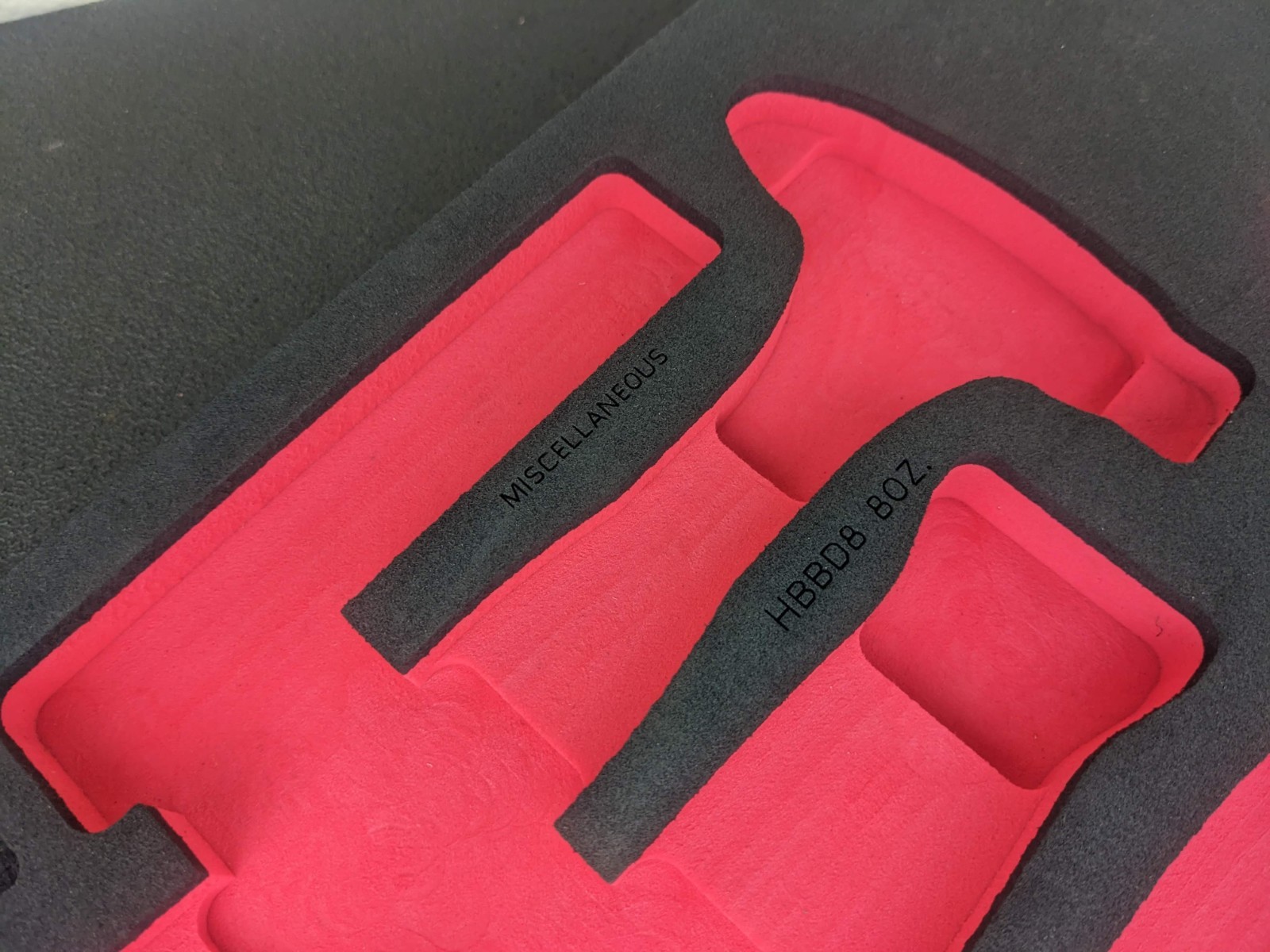 #bn059 Snap On Tools NEW fmhbbd04b FOAM RED 8oz,24oz,40oz Dead Blow Hammers