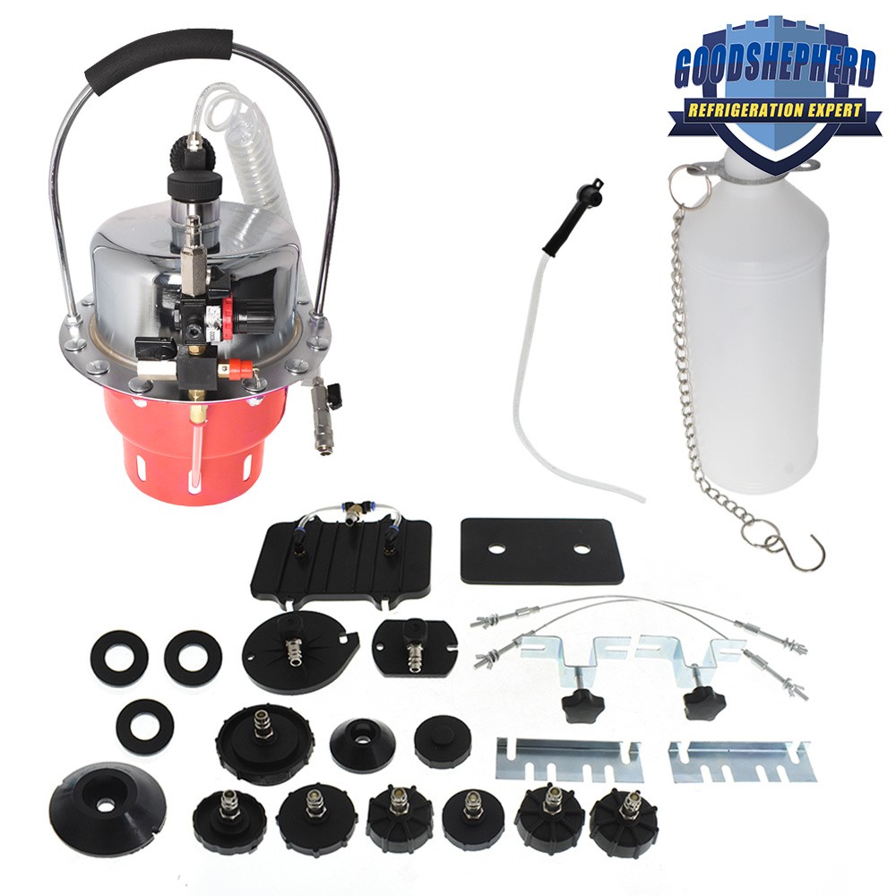 Pneumatic Air Pressure Brake and Clutch Bleeder Valve System Kit Portable