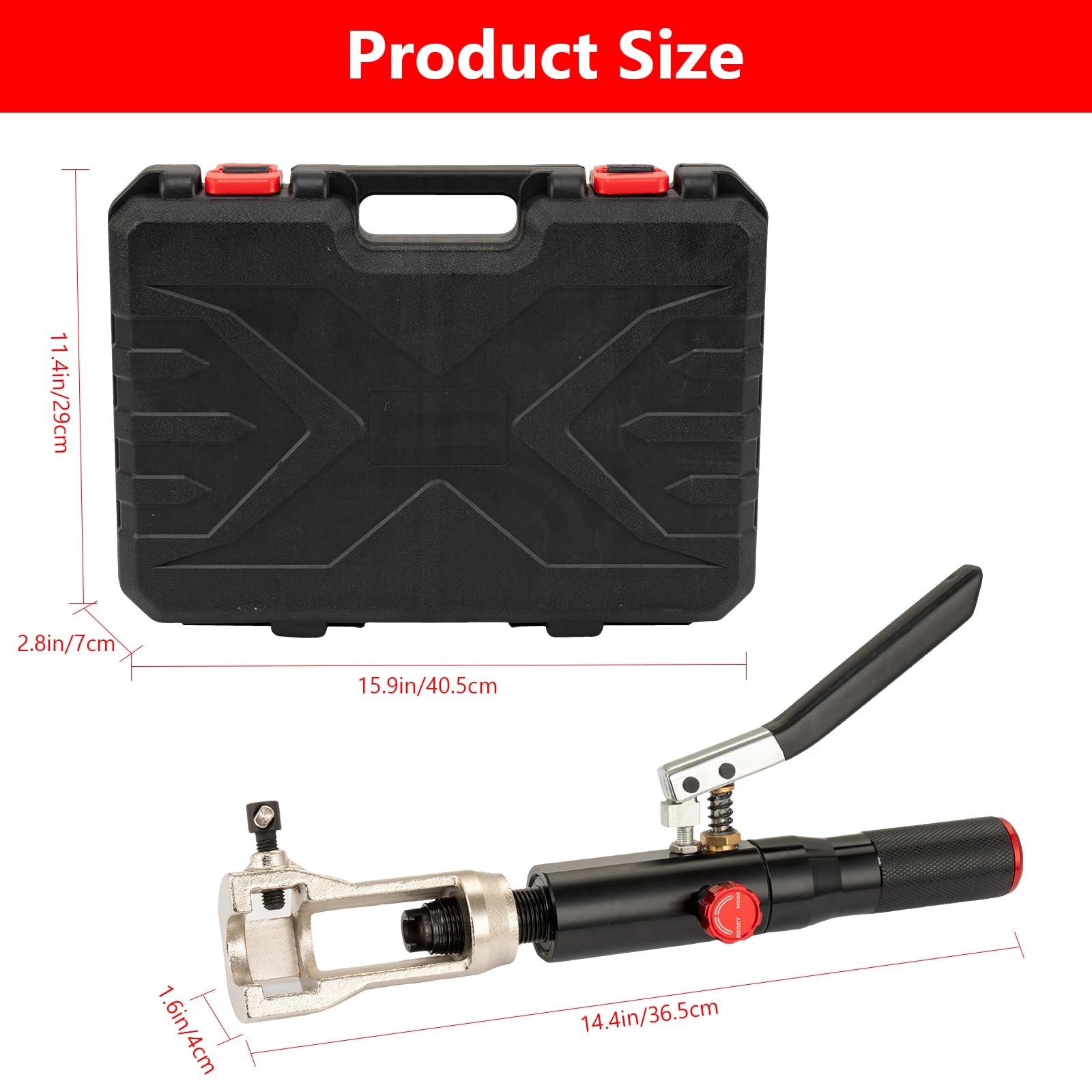 Hydraulic Brake Line Flaring Tool Kit ,Double Flaring Tool 45° for 3/16″ to 1/2″