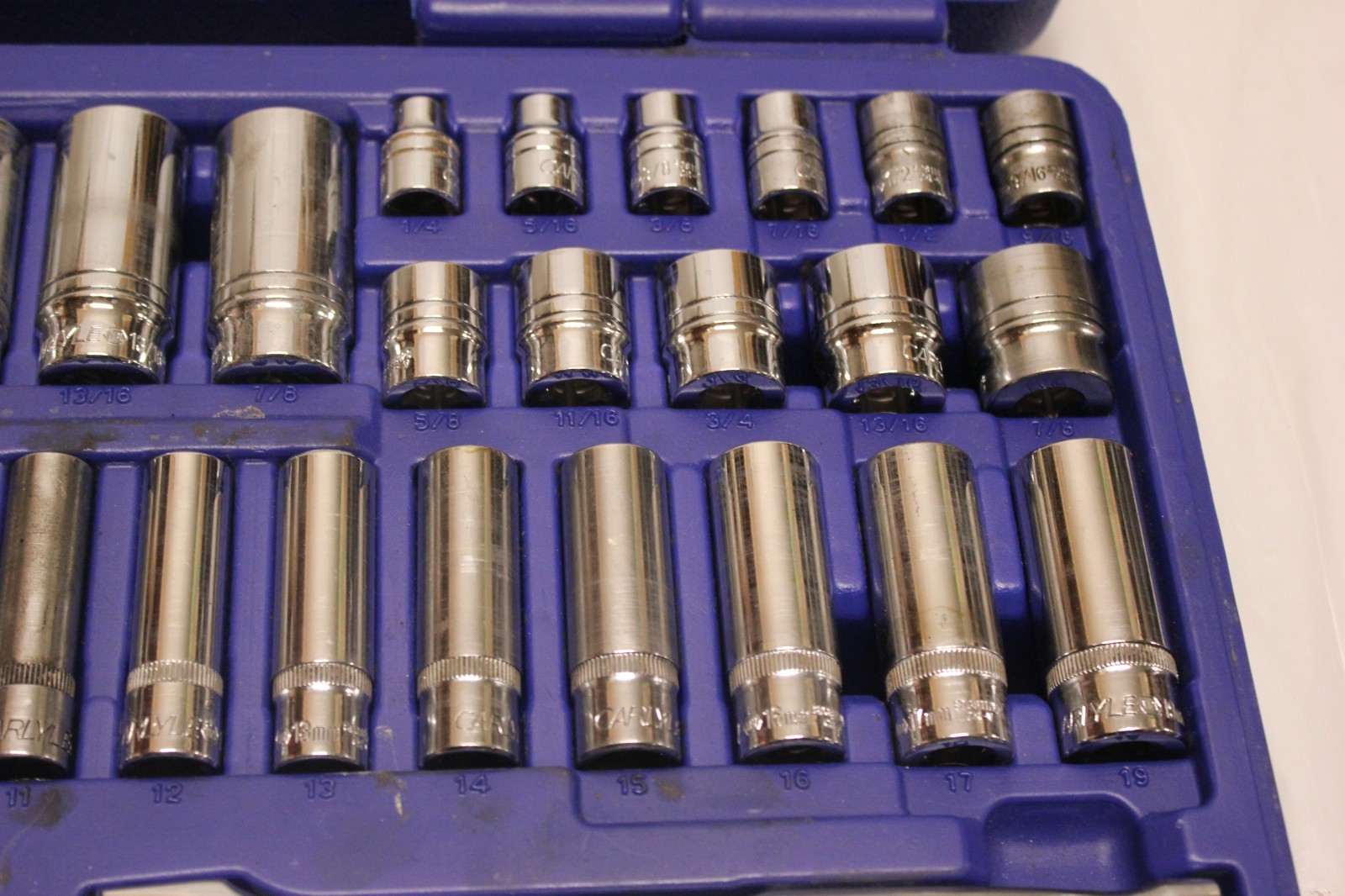 Napa Carlyle Tools Socket Set 3/8″ DR. SAE and Metric 49 Pc Set MSS3849 C2