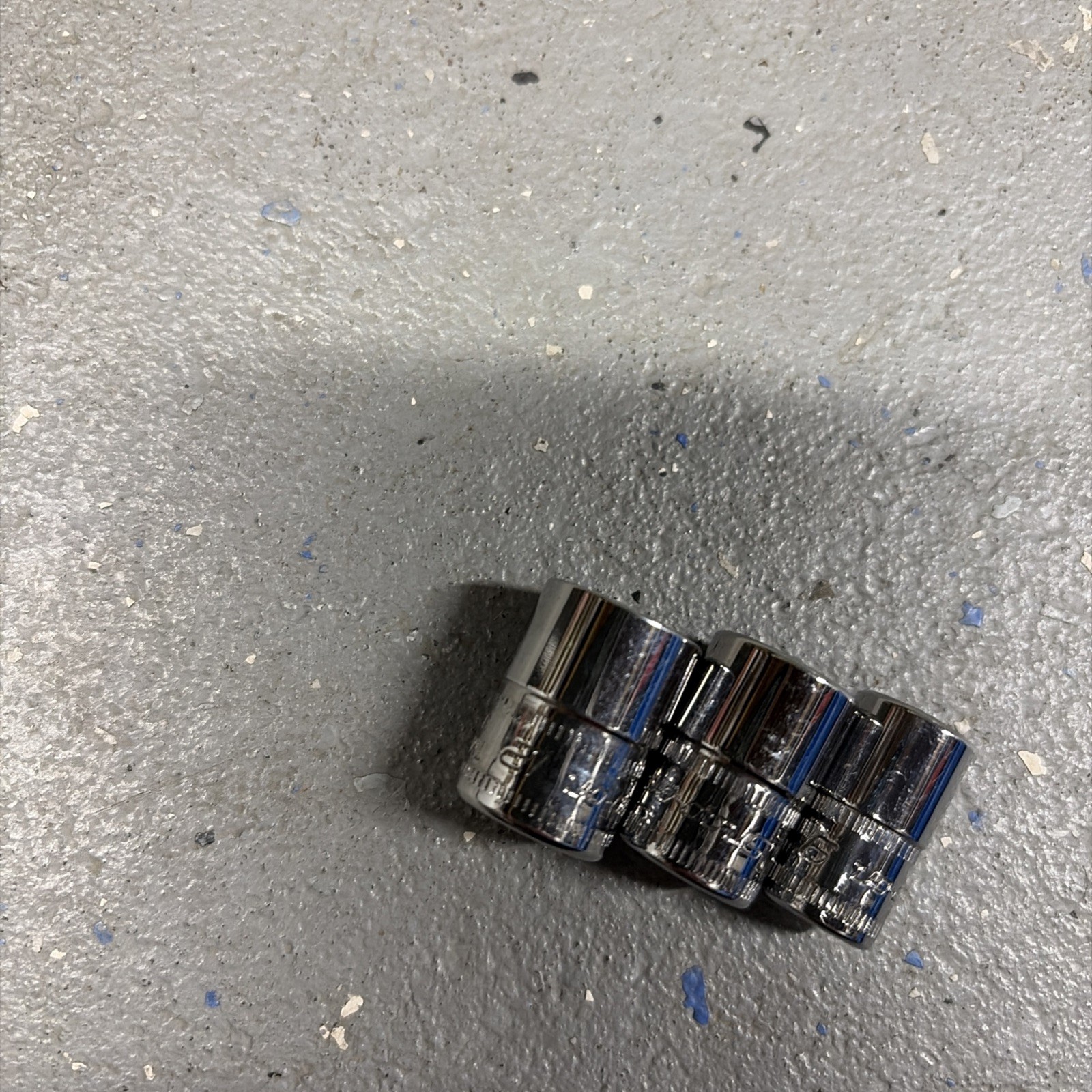 Snap On 1/4 Drive Socket Metric Lot x3 12mm 11mm 9mm Used Once! USA MADE Short