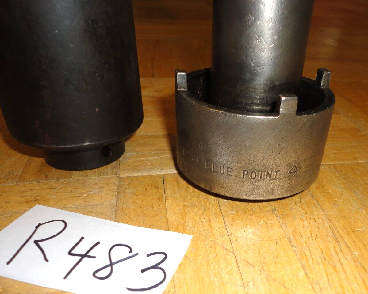 SNAP-ON TOOLS 2 PIECE 1/2 DRIVE AXLE NUT 4 LUG & 4 LUG SAE. SPANNER SOCKETS