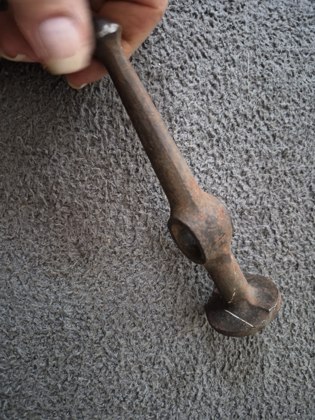 Vintage Auto Body Hammer Round Herbrand Head Only