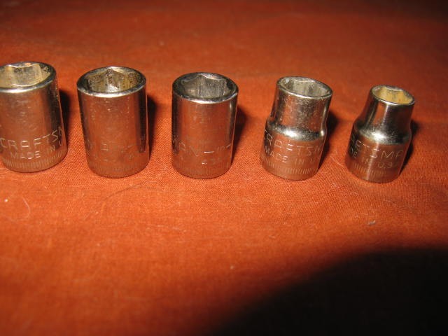 Craftsman USA METRIC 3/8″ Drive 10-piece Socket Set 19MM-9MM 6-POINT