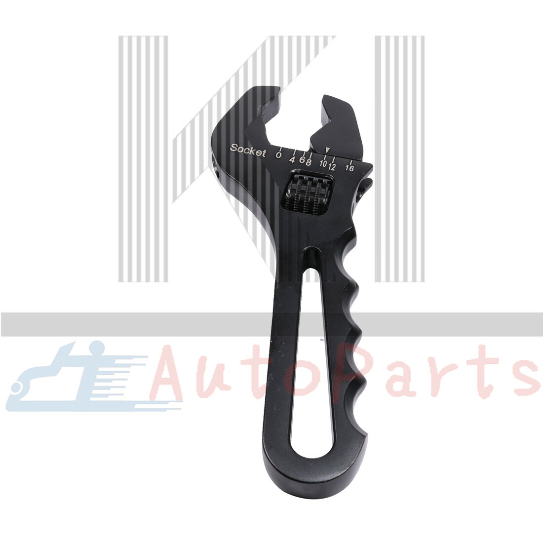 Black Aluminum 3AN-16AN Adjustable Wrench For Hose End Fitting Tool Spanner
