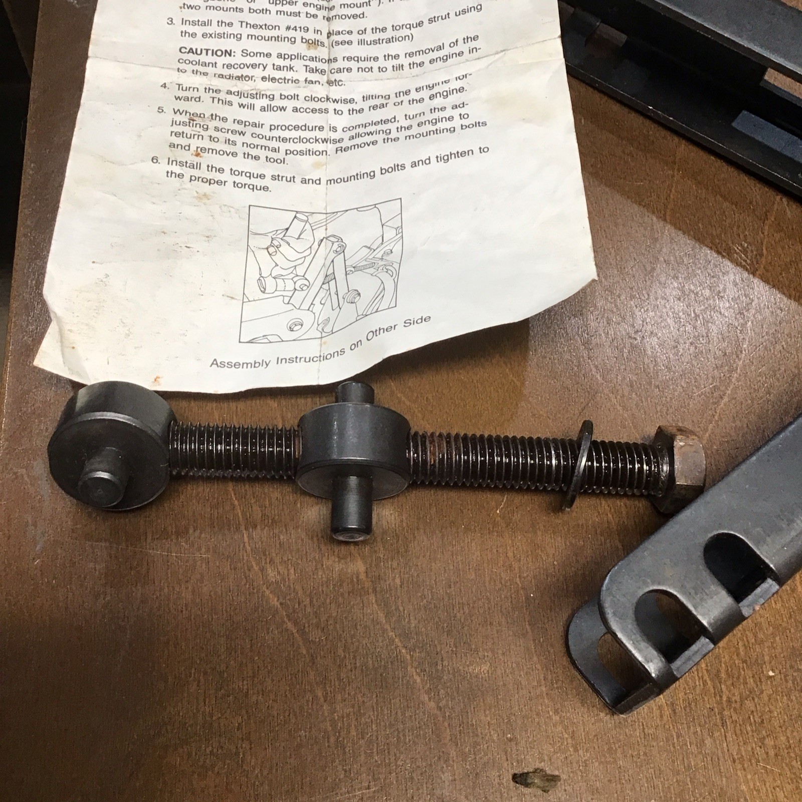 Thexton 419 GM Engine Tilter Positioner Moving Tool front wheel drive dogbone