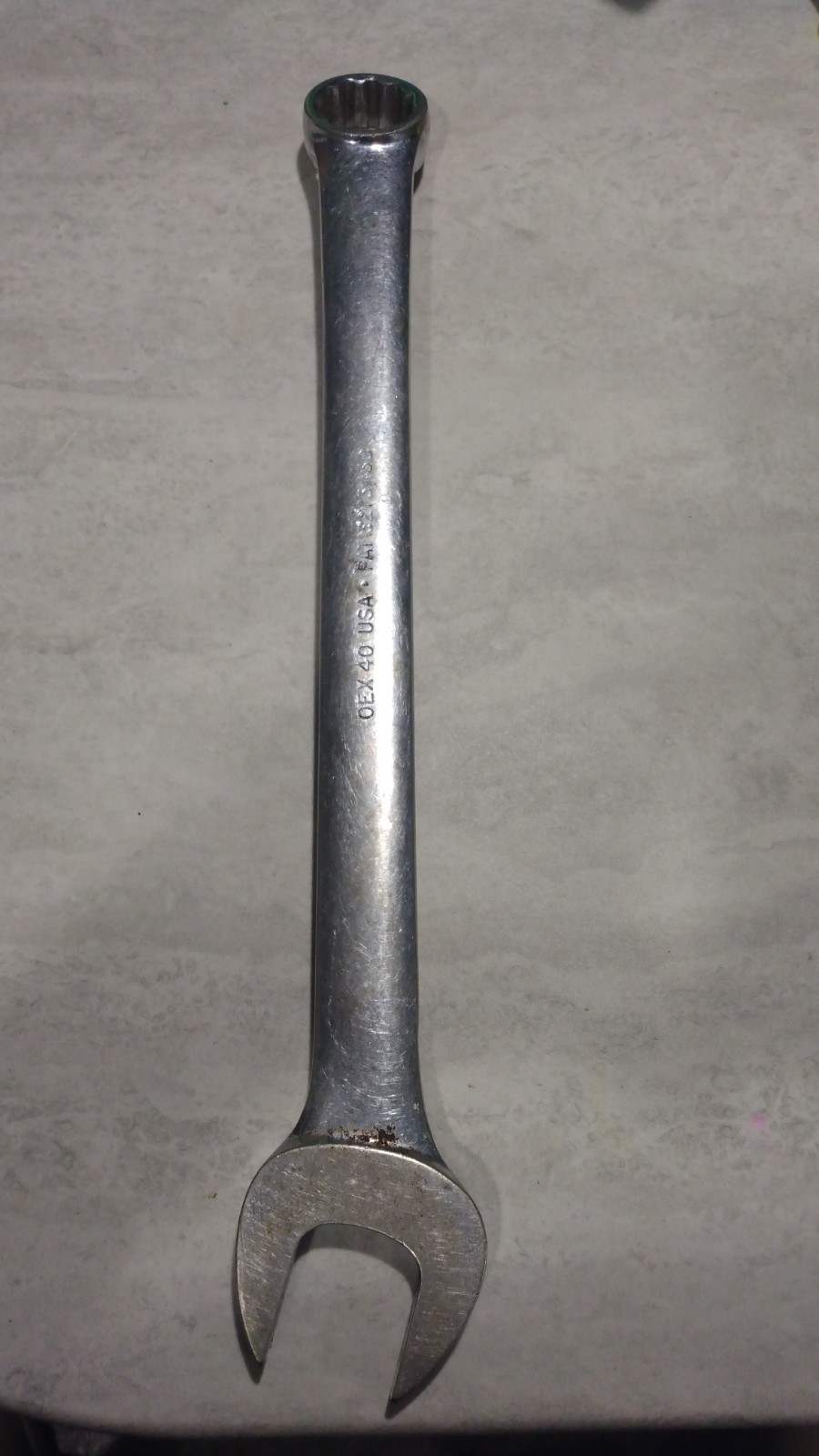 Snap On Tool OEX40 Combination Wrench 1 1/4 12-point 17 Long Usa
