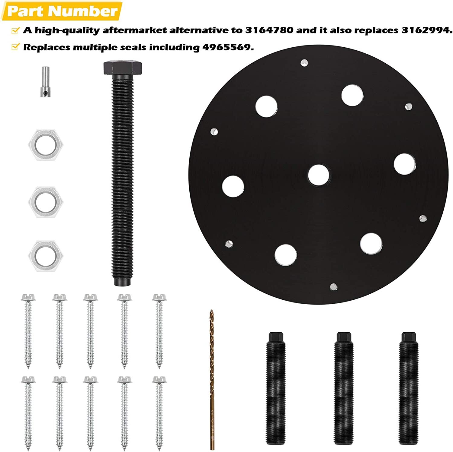 3164780 4918991 Front Rear Crankshaft Seal Installer fit forCummins ISX12 ISX15