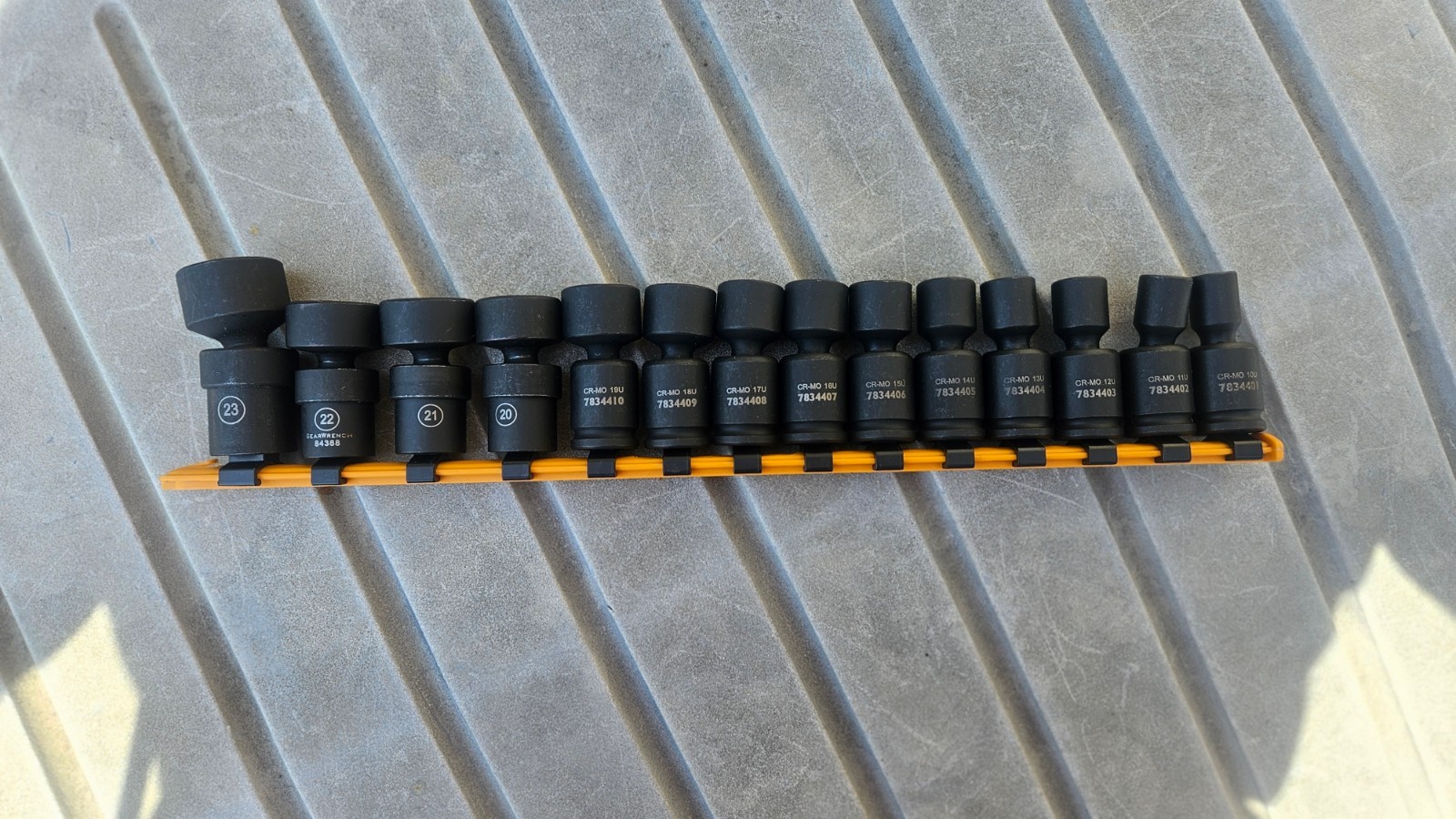 3/8″ Astro Pneumatic Pinless / Gearwrench Pinned Metric Impact Socket Set 15PCS