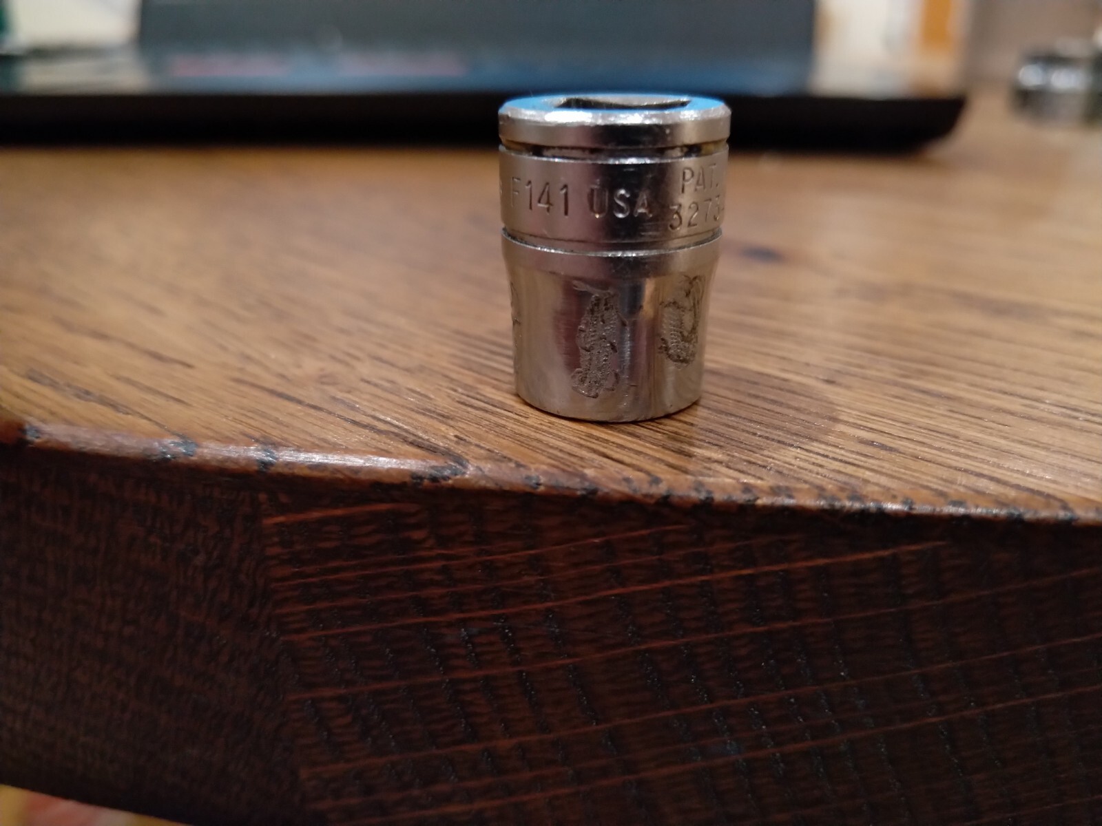 Snap-on USA 3/8″ Drive 12-Point SAE 7/16″ Flank Drive Shallow Socket F141 21gram