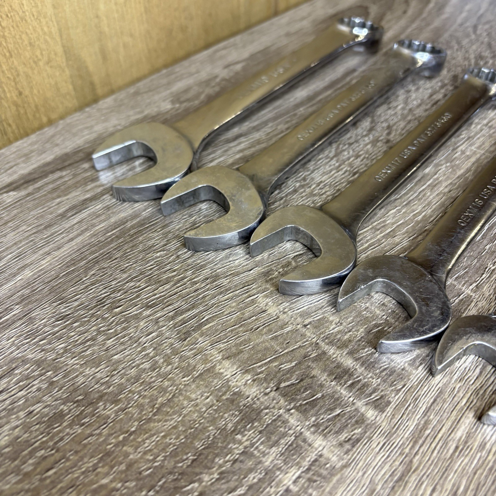 Snap-on 12pc Metric 12pt Flank Drive Short Combo Wrench Set OEXM6-OEXM19 6-19mm