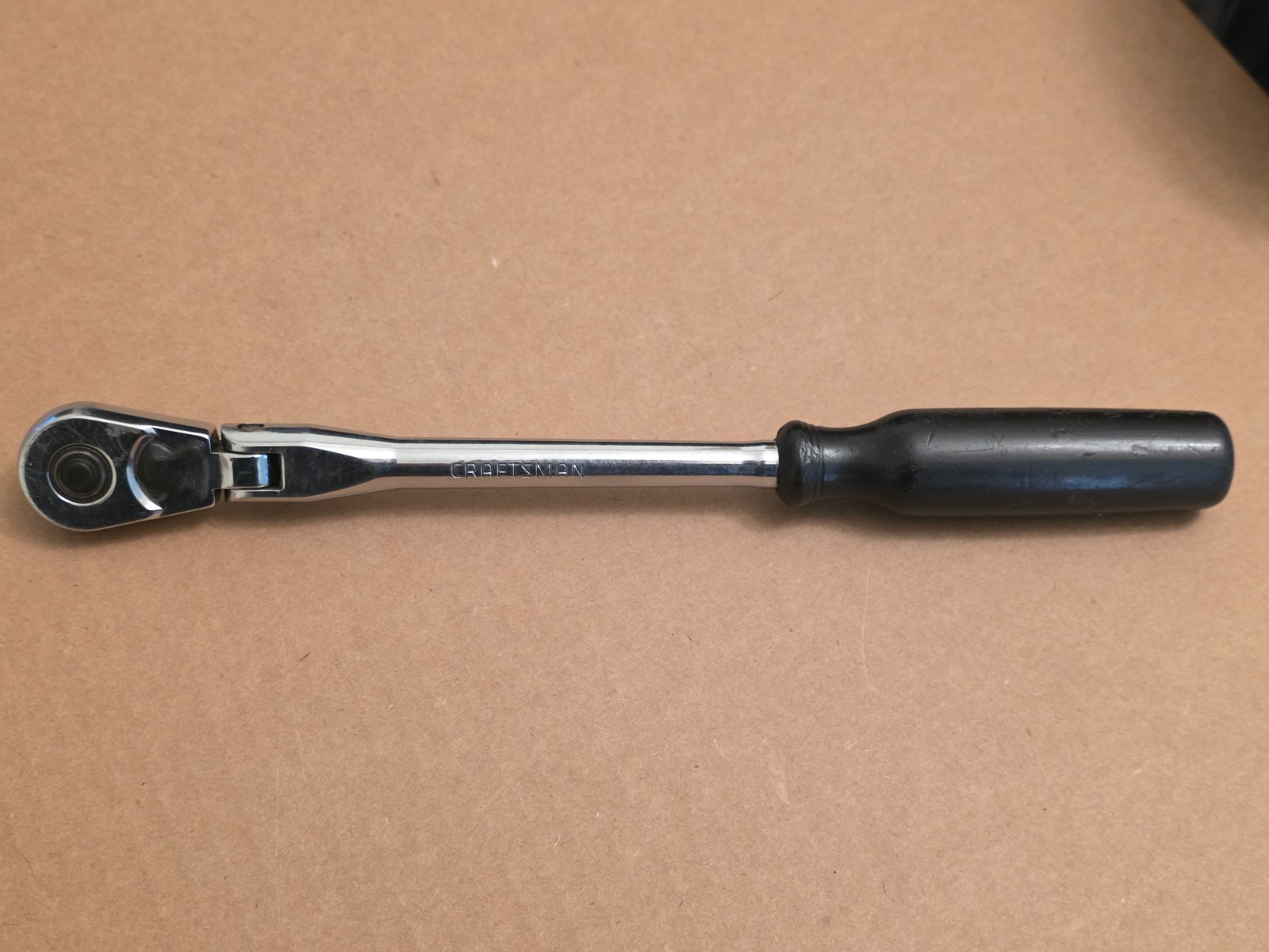 Craftsman USA 12″ Flex Head Ratchet 3/8″ Drive W/Ergo Black Hard Handle 44836 VP