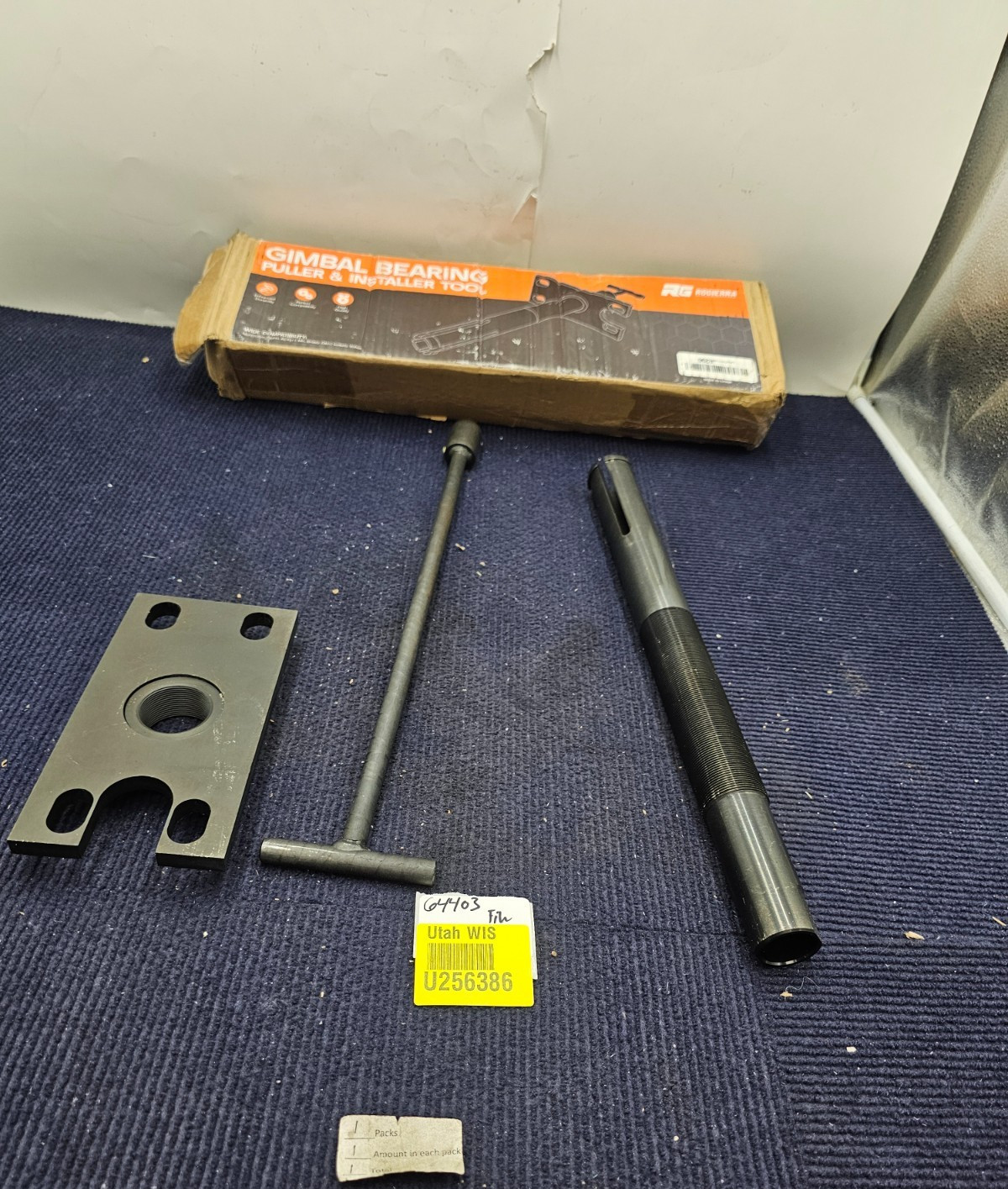 ROGIERRA Gimbal Bearing Puller & Installer Tool, Heavy-Duty Carbon Steel Black