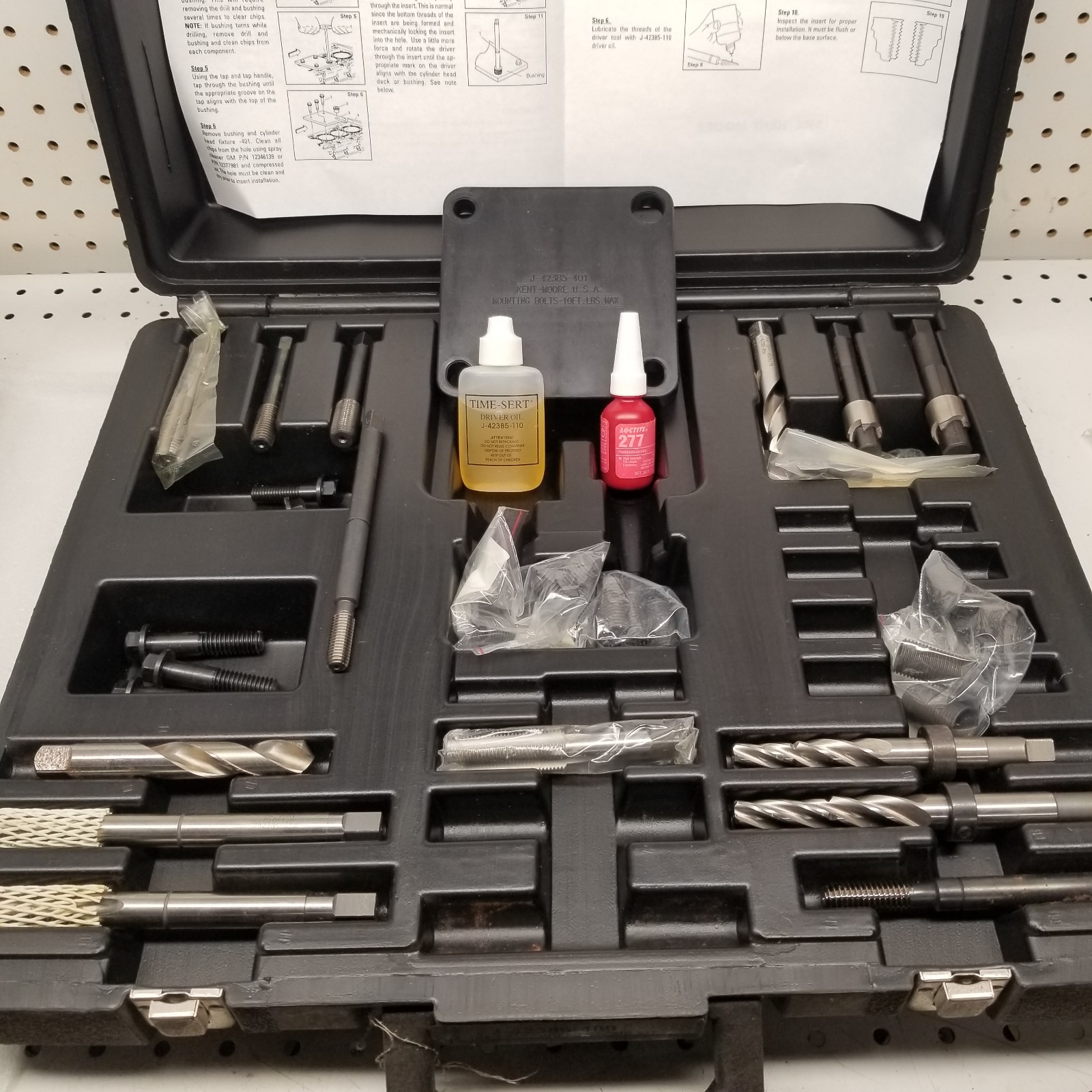 Kent Moore J-42385-400 Inline Engine Thread Repair Kit Time-Sert Tool Kit (SPX)