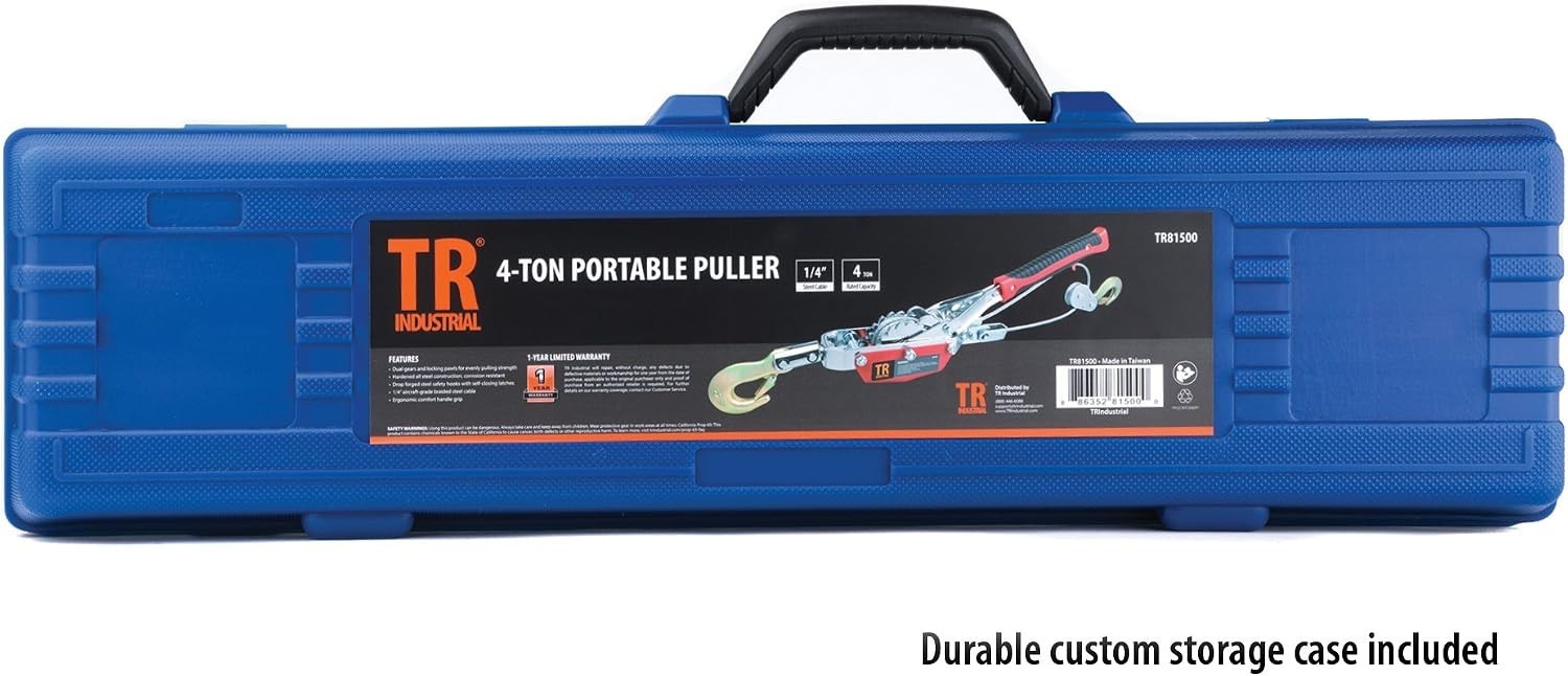 Portable 4-Ton Dual Gear Power Puller