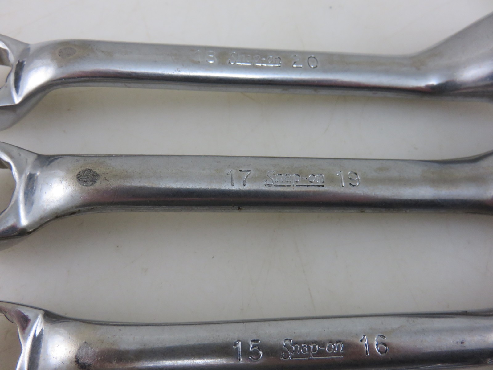 Snap-On XSM METRIC SHORT 10° Offset Box End Wrench 8pc Set 6mm-20mm