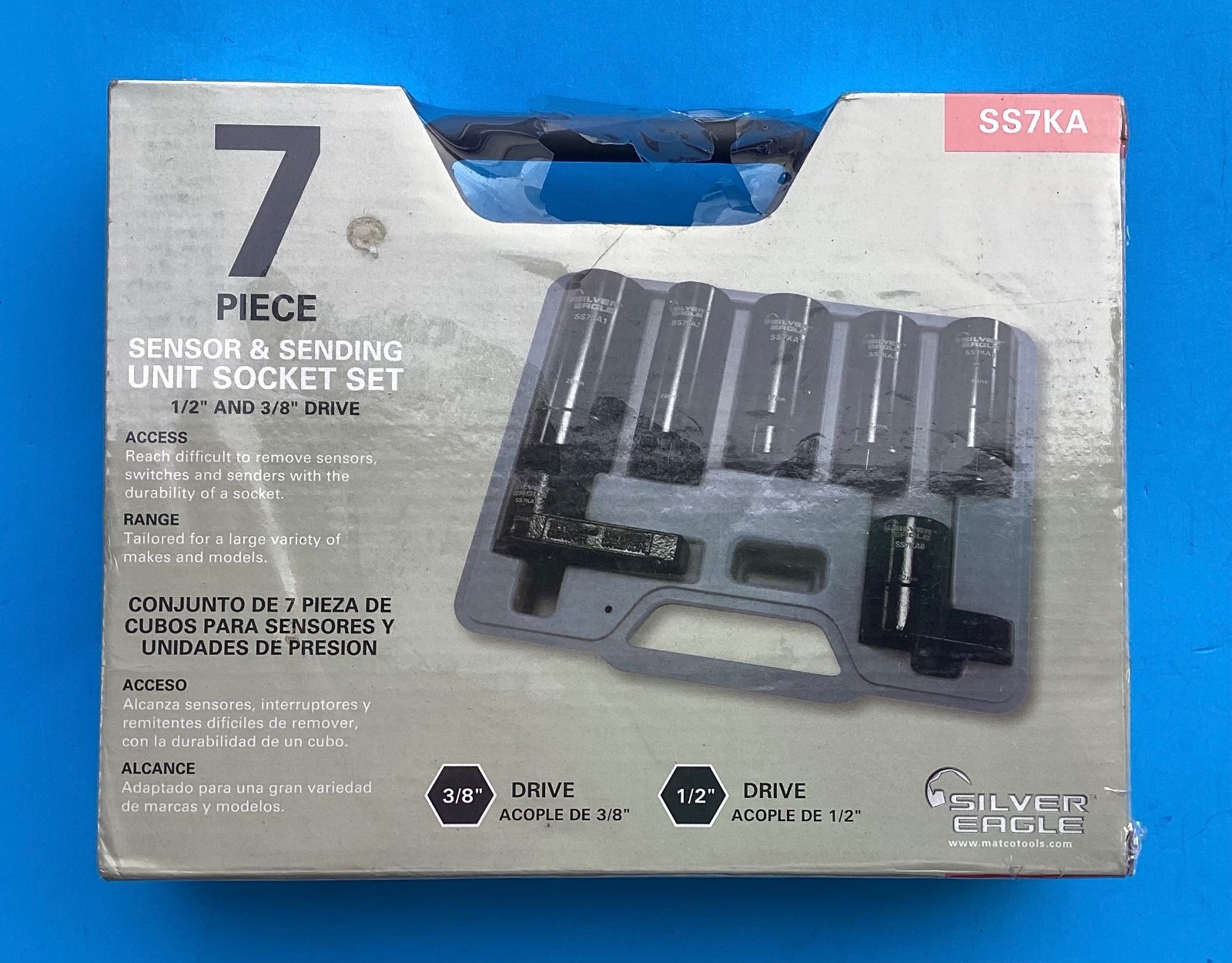 Brand New Matco Tools Silver Eagle 7 Piece 02 Sensor Socket Set – SS7KA