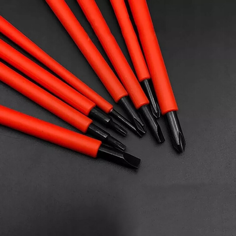 500V Insulated Electrician Screwdriver Set 10 PC All-in-One Magnetic Tip