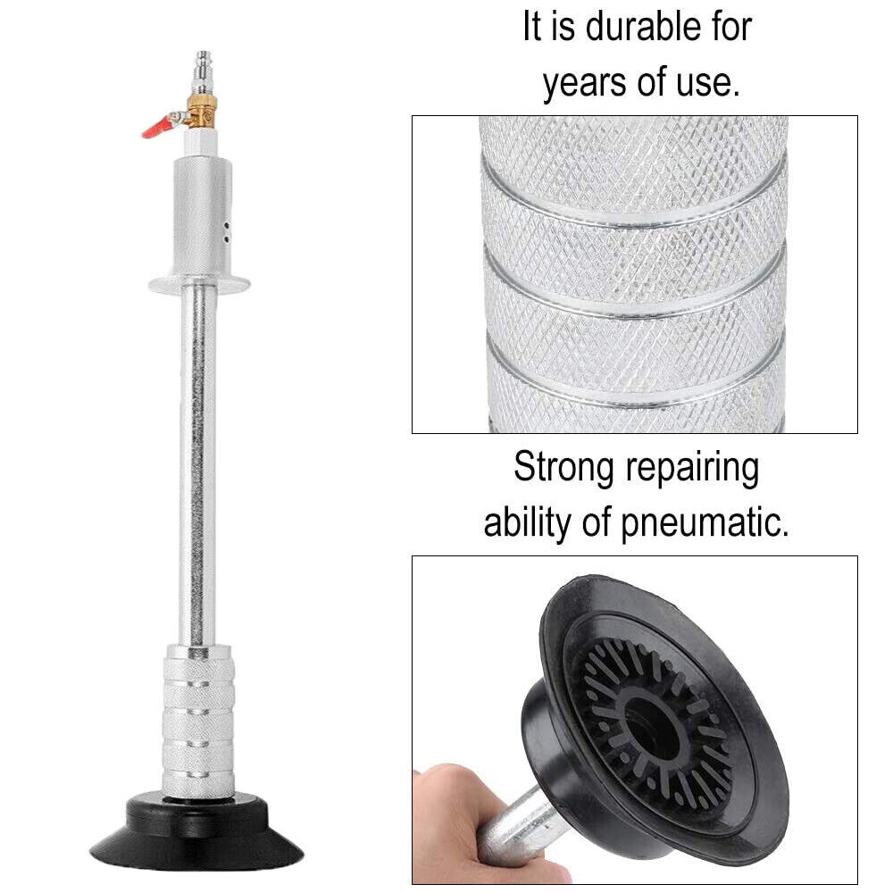 Car Body Repair Air Pneumatic Dent Puller Suction Cup Slide Tool Hammer Kit Firm