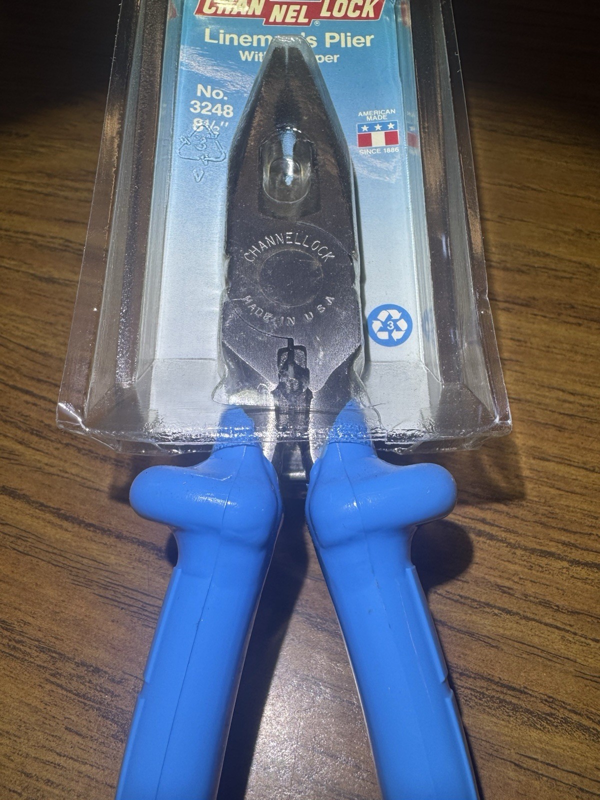CHANNELLOCK 3248 LINEMAN’S PLIERS w/ Crimper Posi-Grip 1000V ins 8-1/2″ 216mm