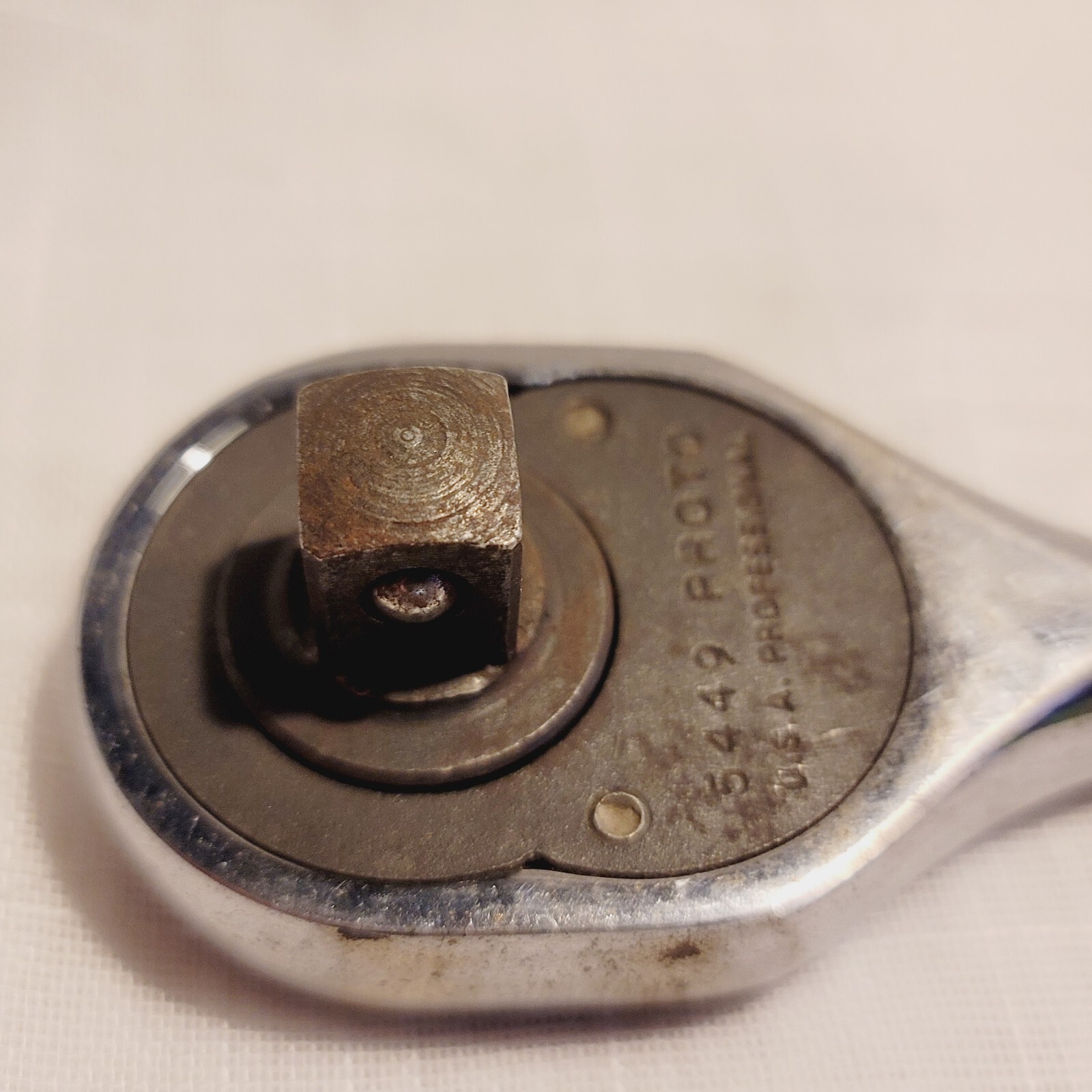 Vintage Proto Professional 1/2″ INCH Drive Ratchet 5449 Knurled Handle USA