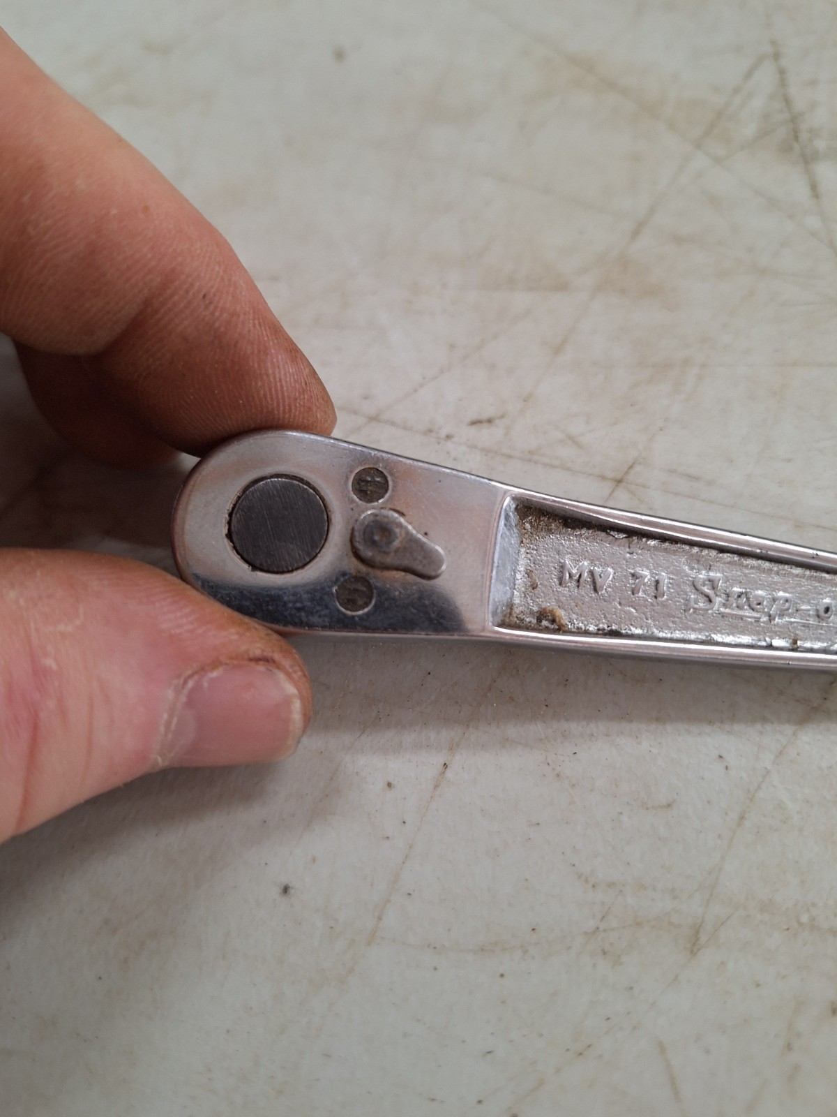 Snap-On Tools USA MV71 Vintage 1/4″ Drive Ratchet