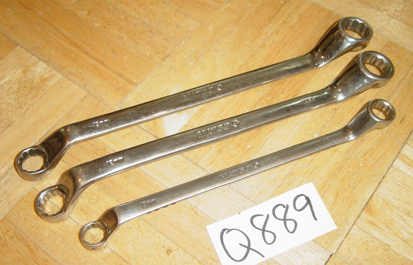 MATCO TOOLS 3 PIECE METRIC DEEP OFF-SET BOX-END WRENCHES 10-11, 12-14, 13-15