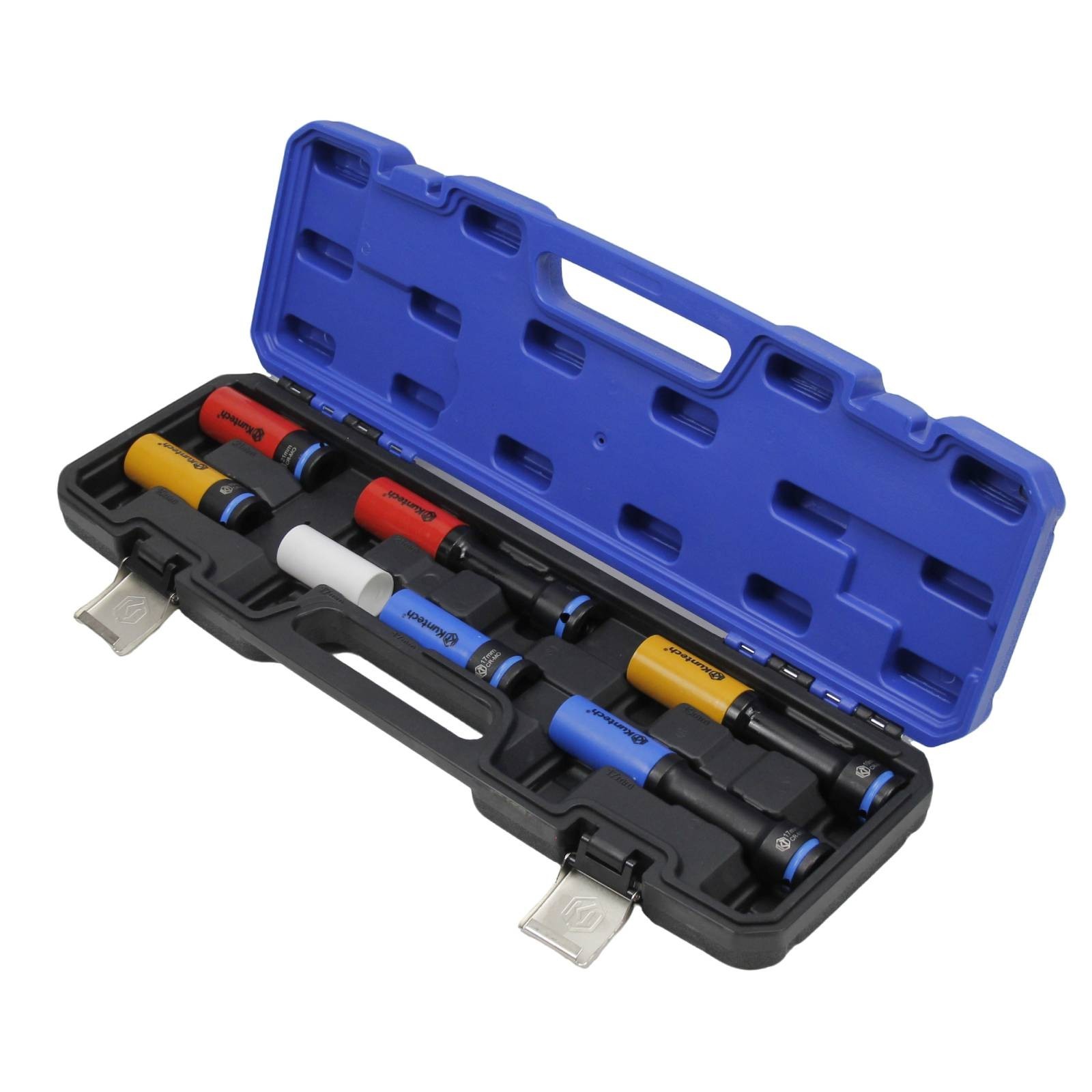 1/2″ Drive Non-marring Thin Wall Lug Nut Impact Socket Set,Extra Deep 150mm