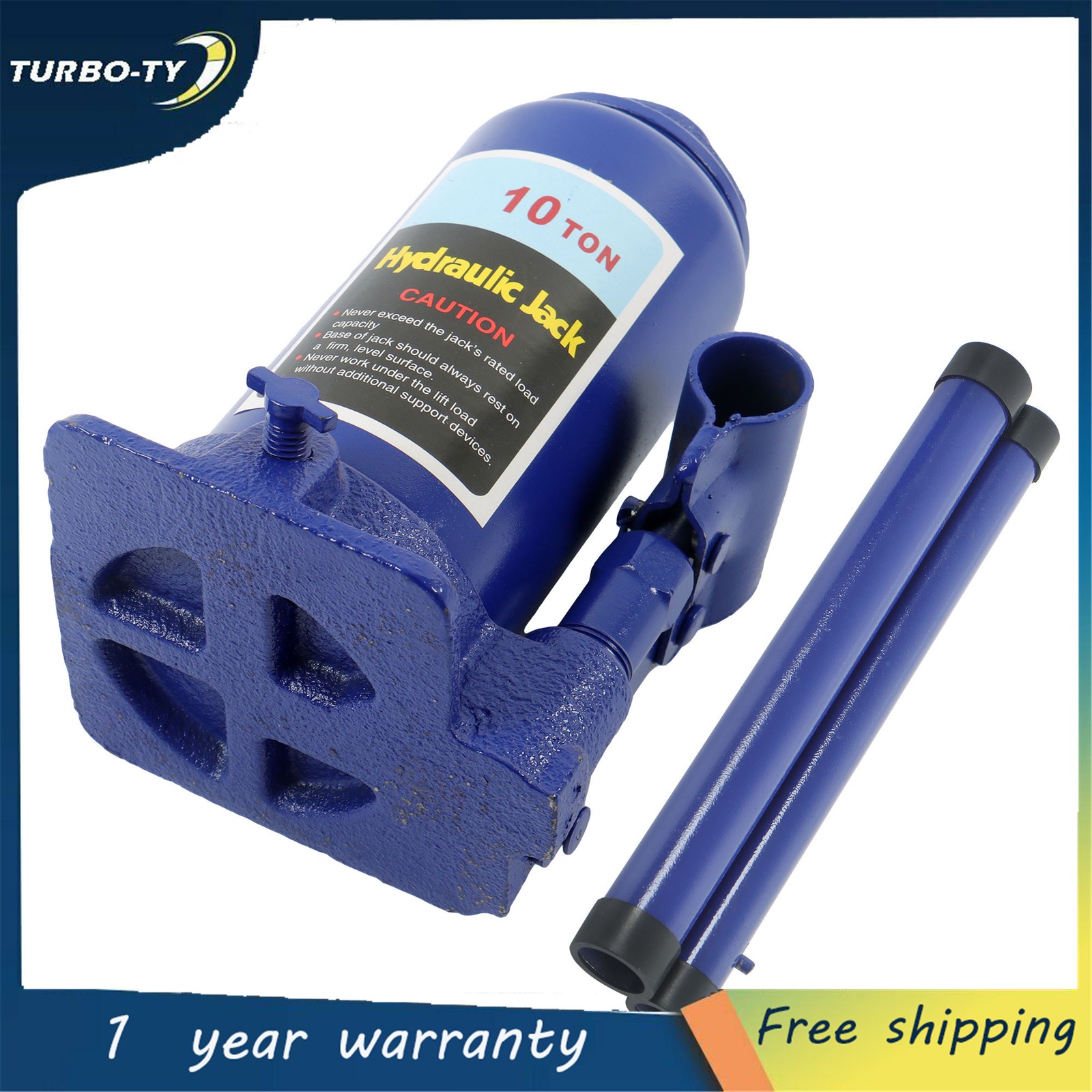 Welded Hydraulic Car Bottle Jack for Auto Repair and House Lift 10 Ton