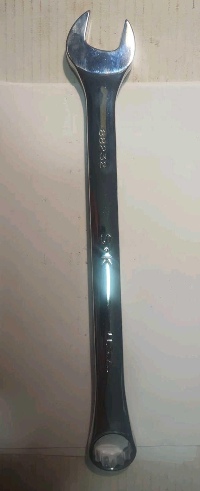 Nice S-K Tools 1” 88232 12 Point Polished Chrome Combination Wrench USA