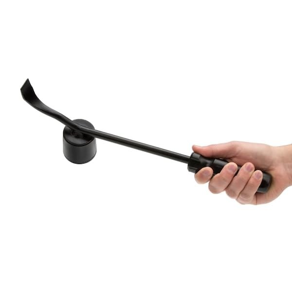 Heavy-Duty Hubcap Remover Tool for Auto Mechanics, Rubber Hammer Face, Wide Blad