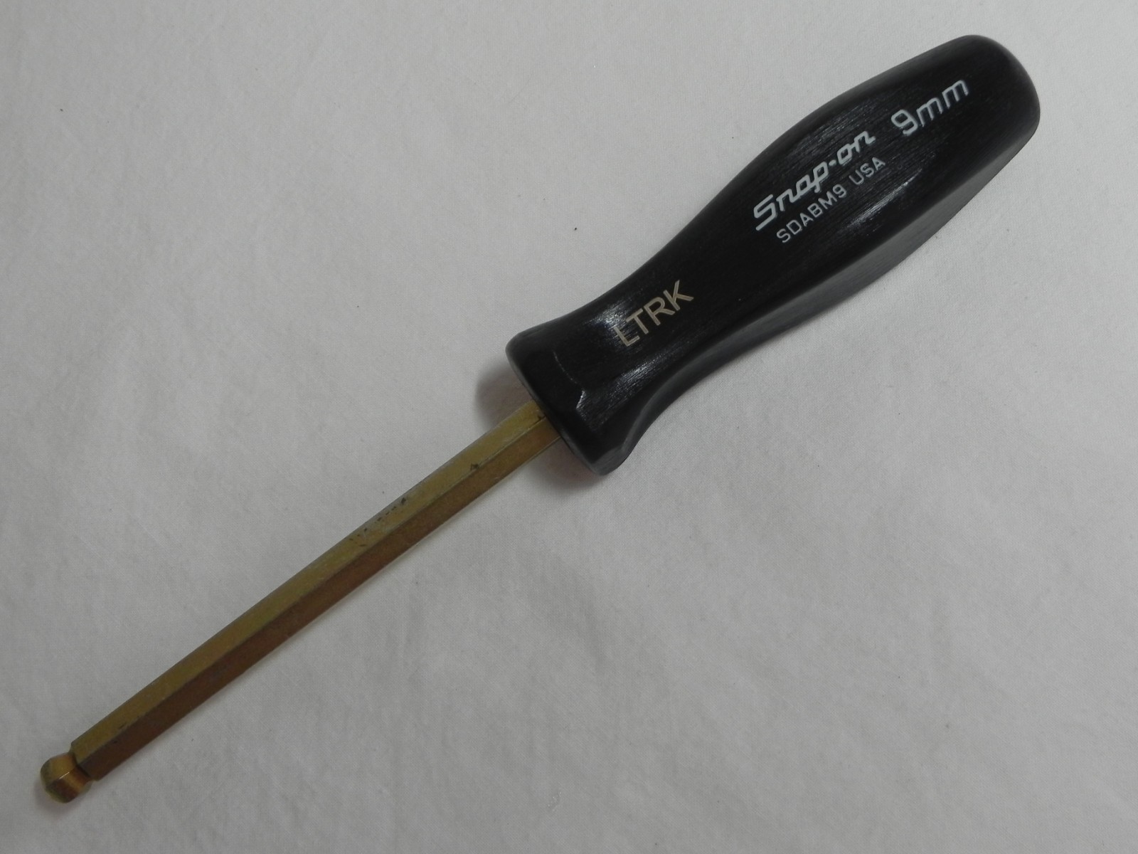 Snap-On SDABM9 9mm Ball Hex Head Driver Measuring 8-7/8» Long LOTBHHD5